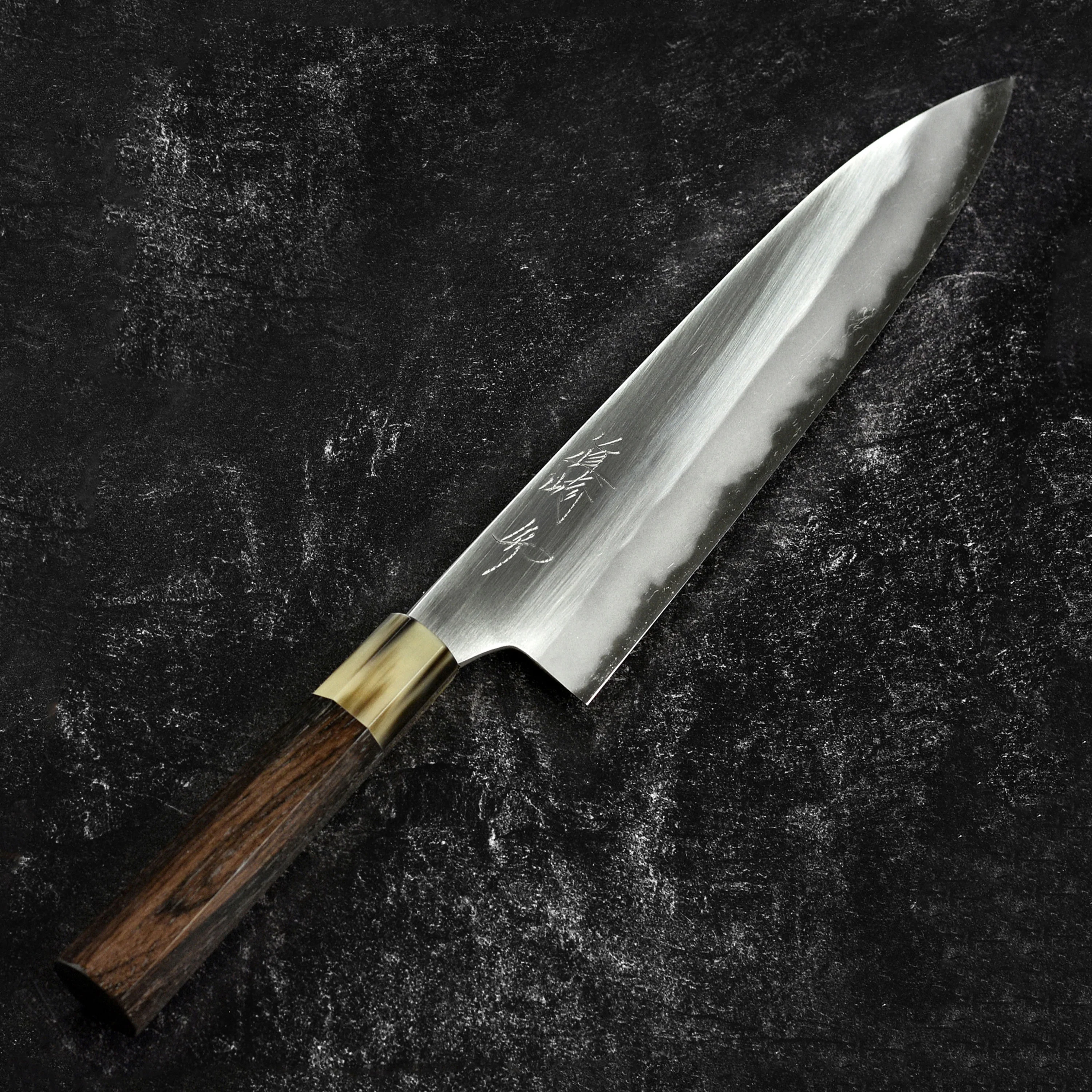 Mazaki Shirogami #2 Migaki 9.4" Gyuto - Image 6