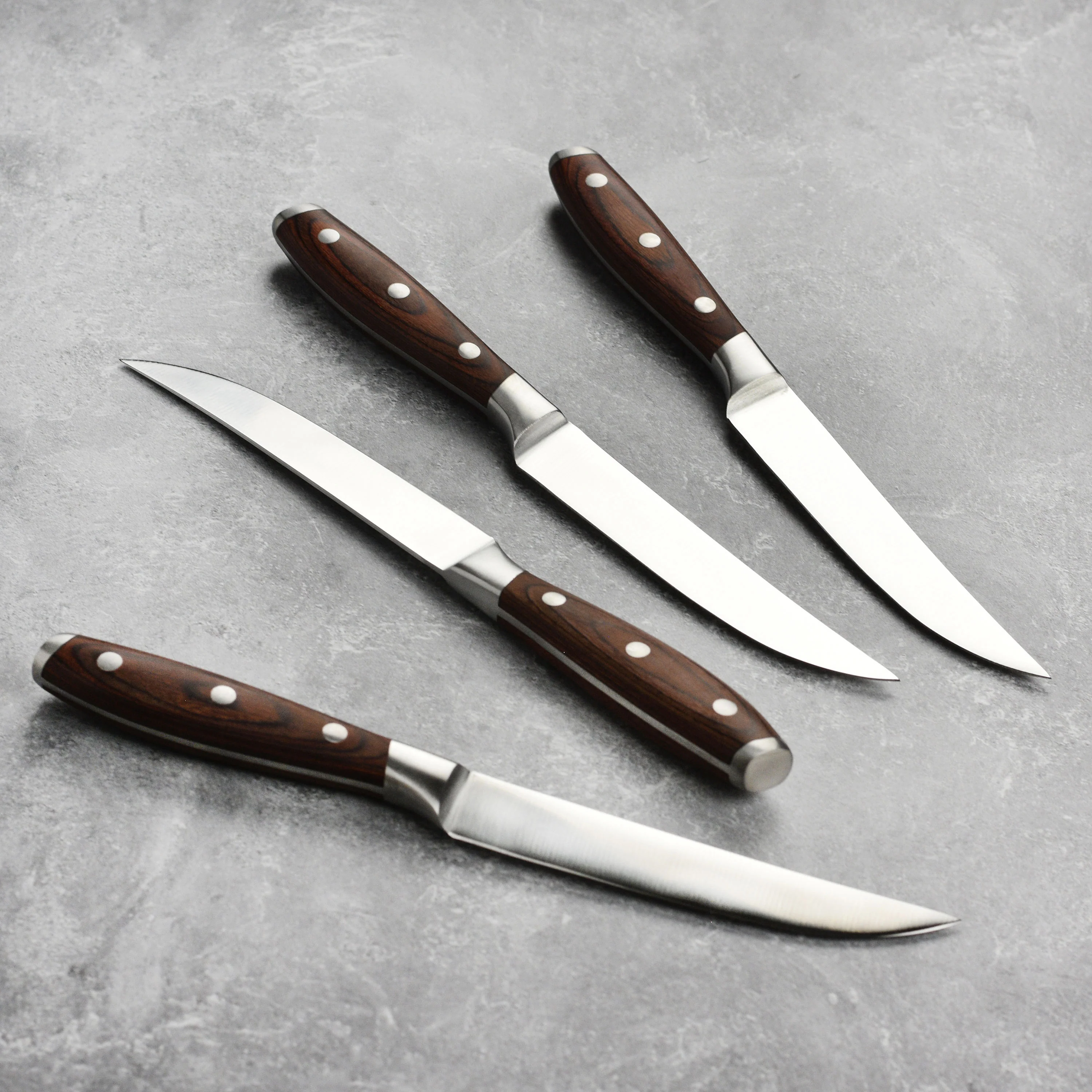 Messermeister Avanta Forged 4 Piece Steak Knife Set with Pakkawood Handles - Image 6