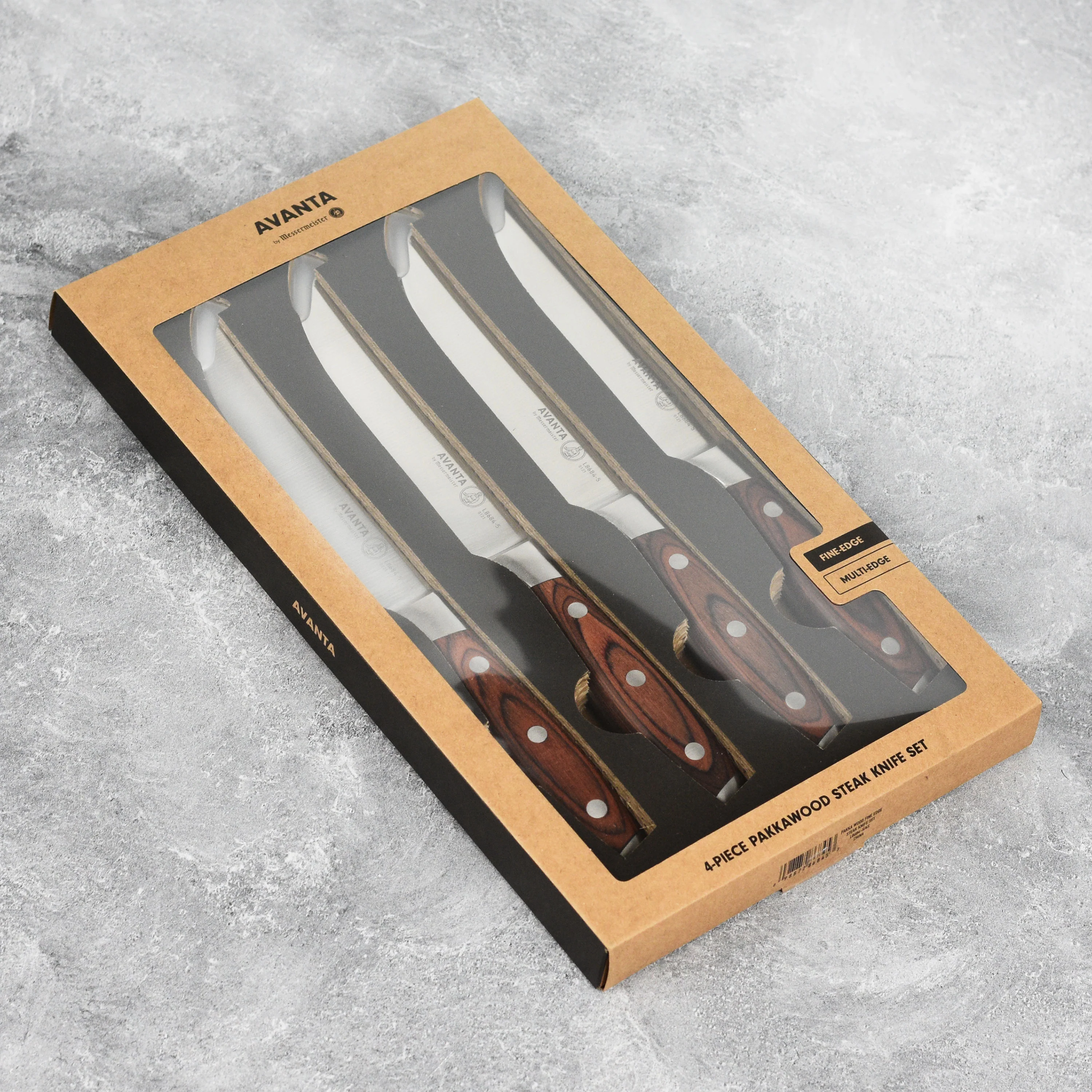 Messermeister Avanta Forged 4 Piece Steak Knife Set with Pakkawood Handles - Image 7
