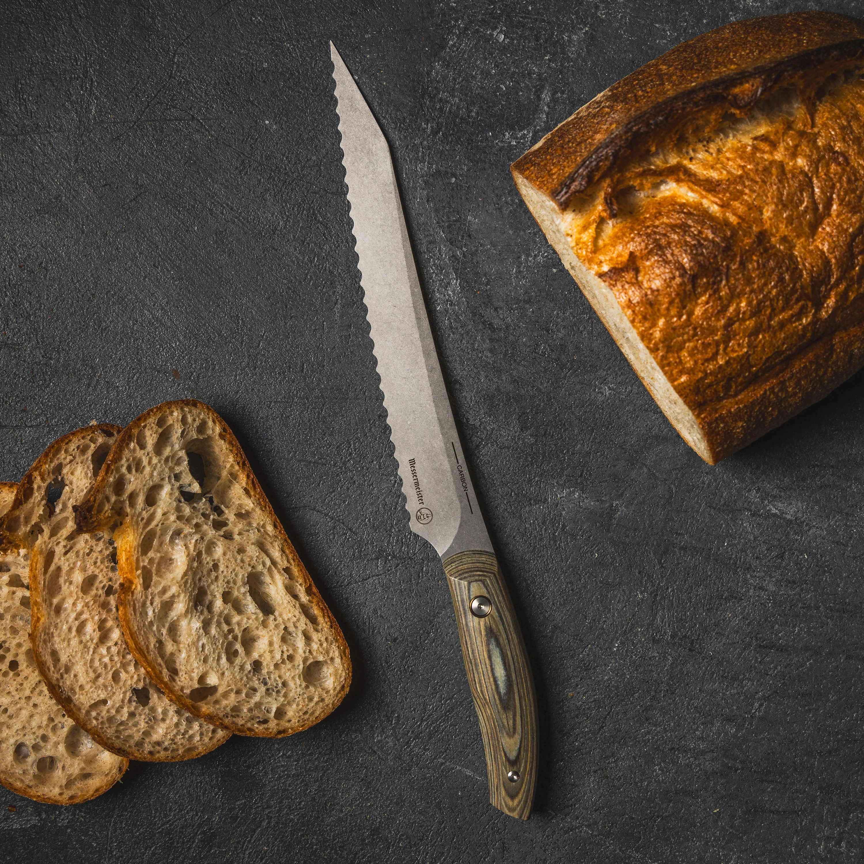 Messermeister Carbon 9" Bread Knife - Image 6