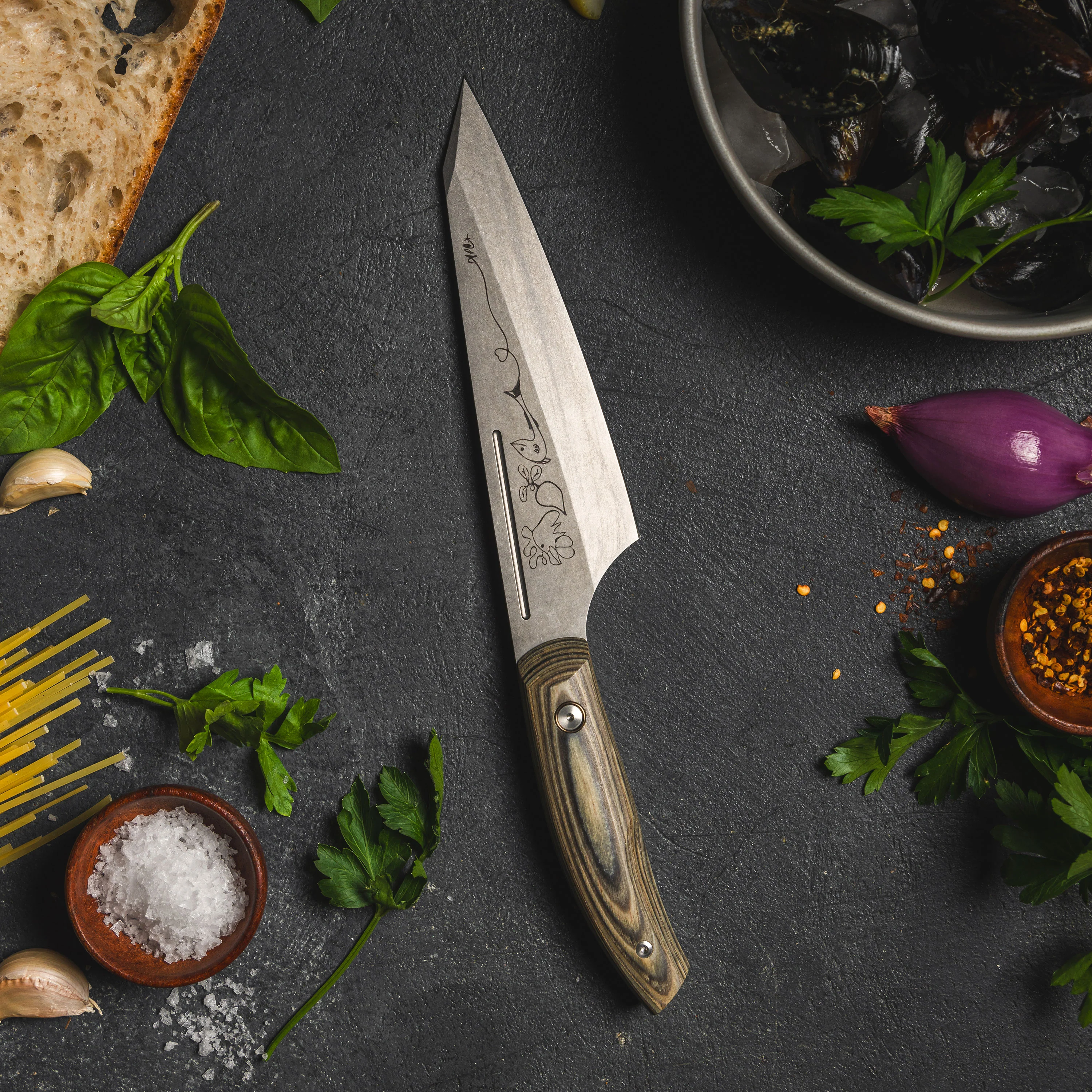 Messermeister Carbon 6.5" Chef's Knife - Image 7