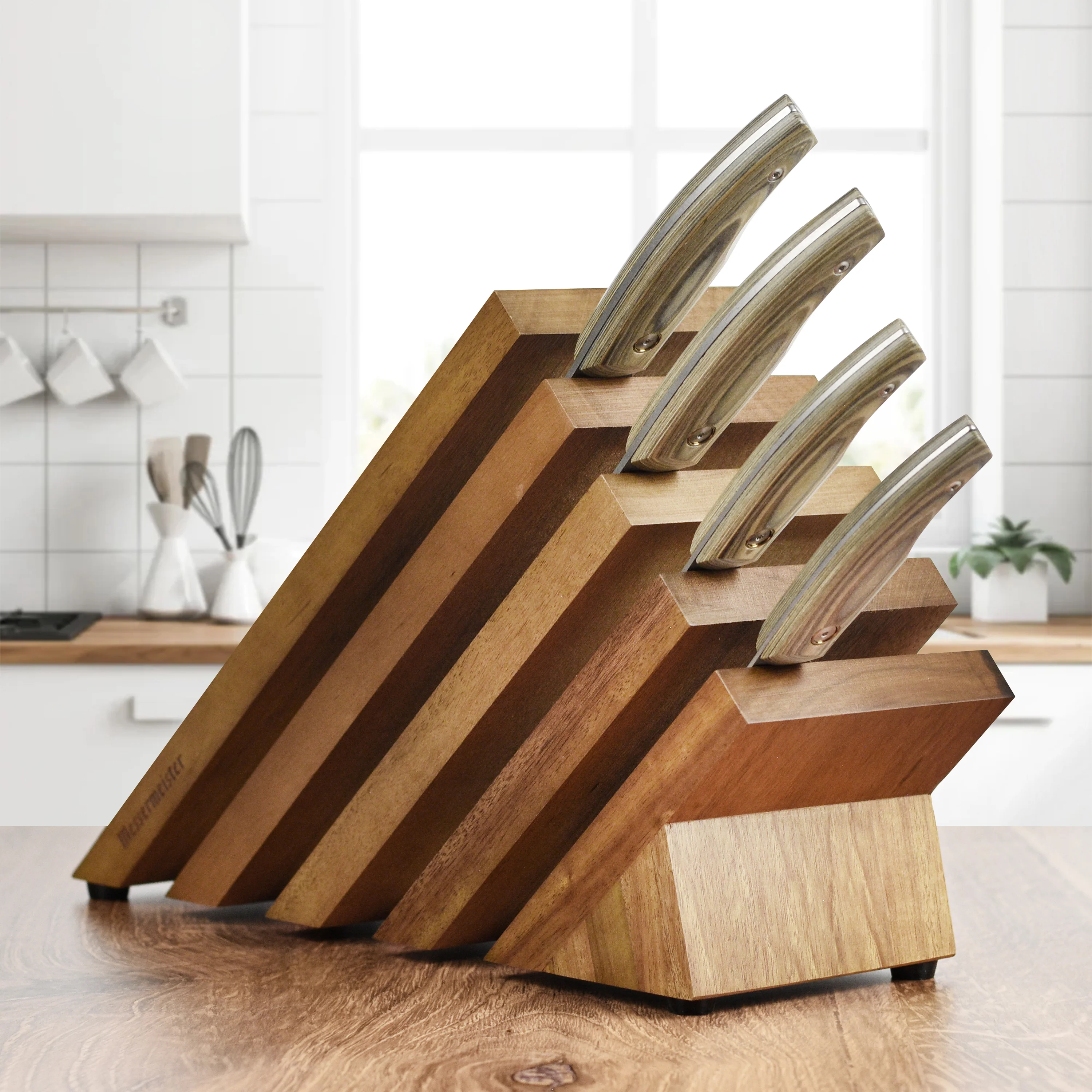 Messermeister Carbon 5 Piece Magnetic Knife Block Set - Image 8