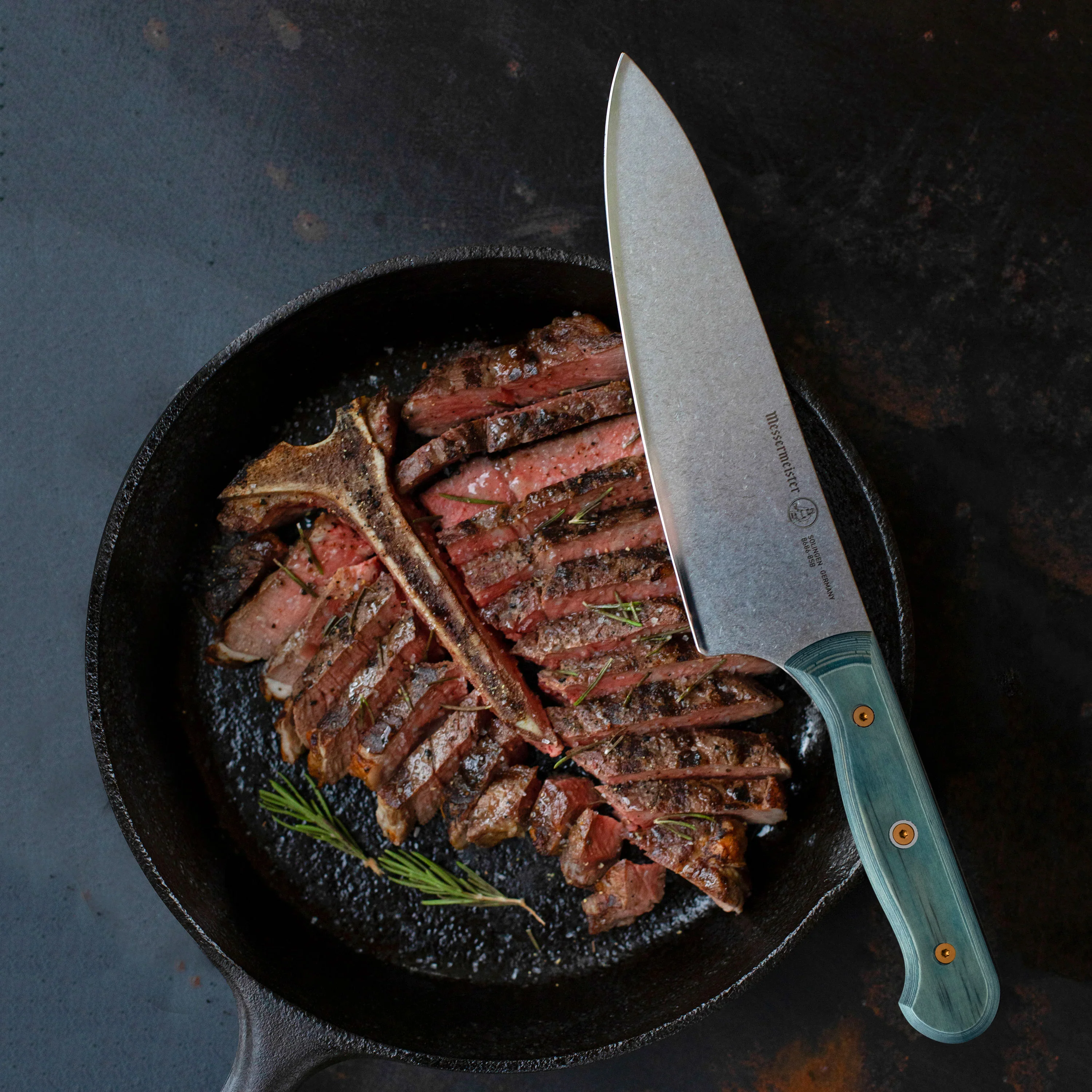 Messermeister Custom Indigo 8" Chef's Knife - Image 7