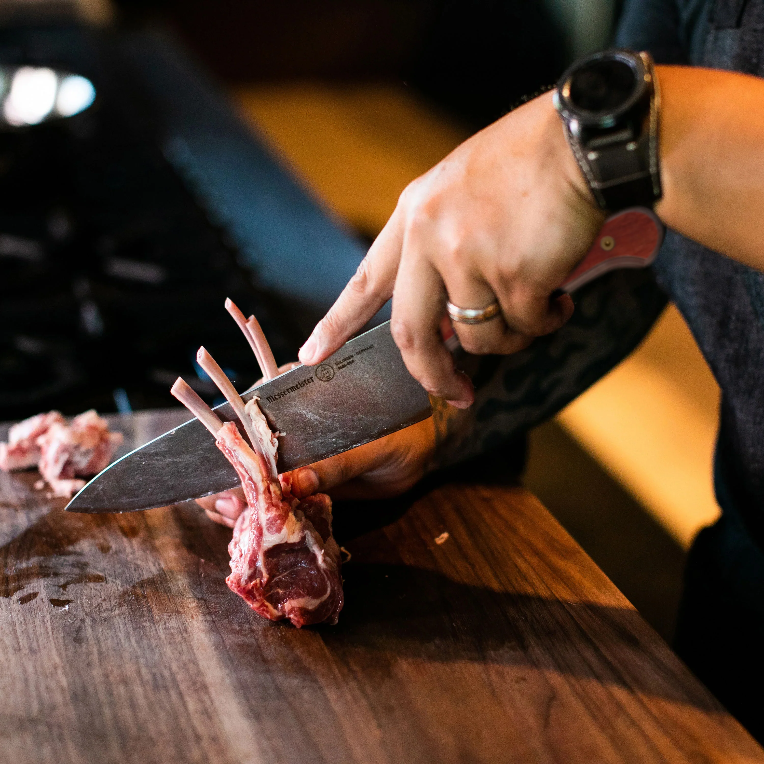 Messermeister Custom Terra Red 8" Chef's Knife - Image 7