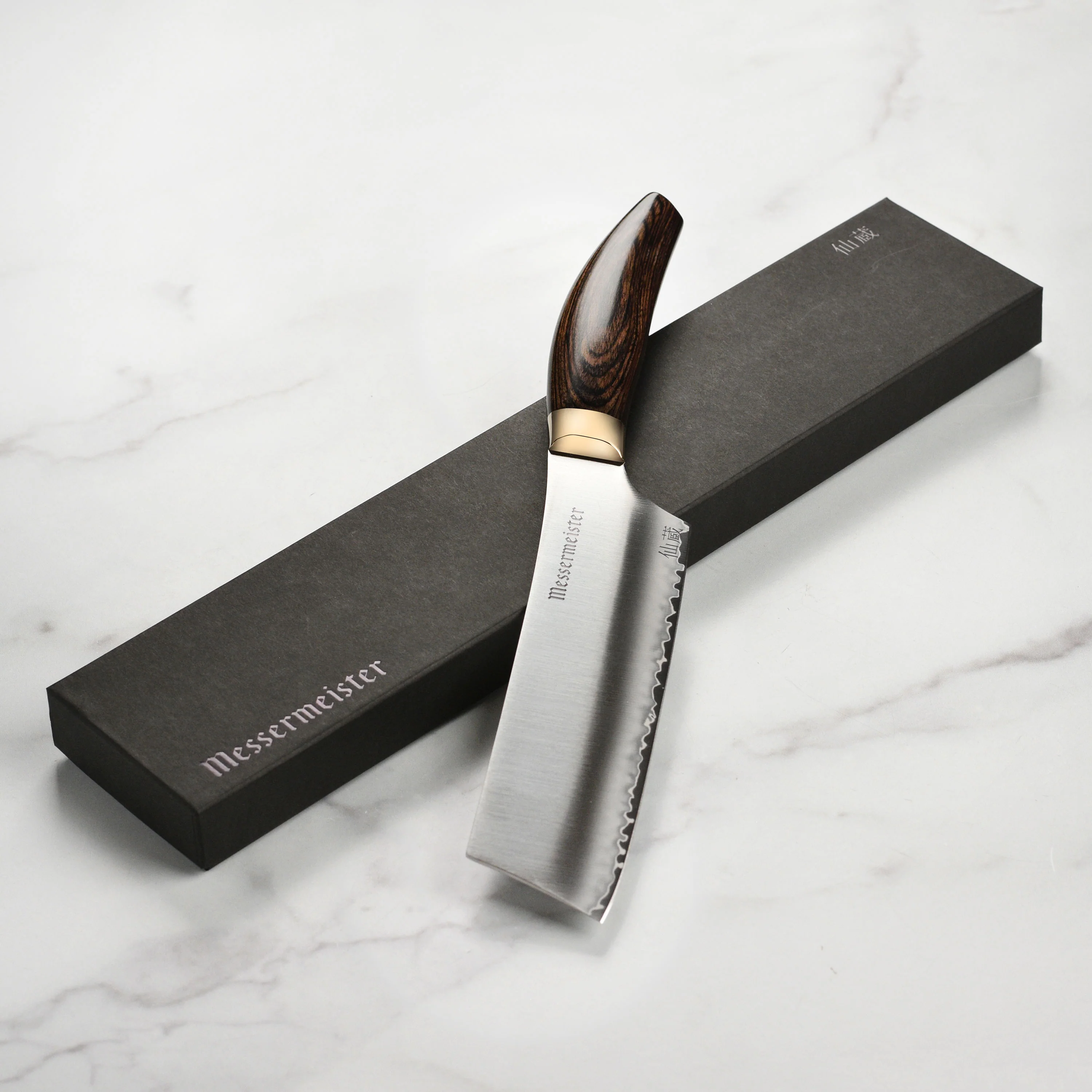 Messermeister Kawashima SG2 6.5" Nakiri Knife - Image 6