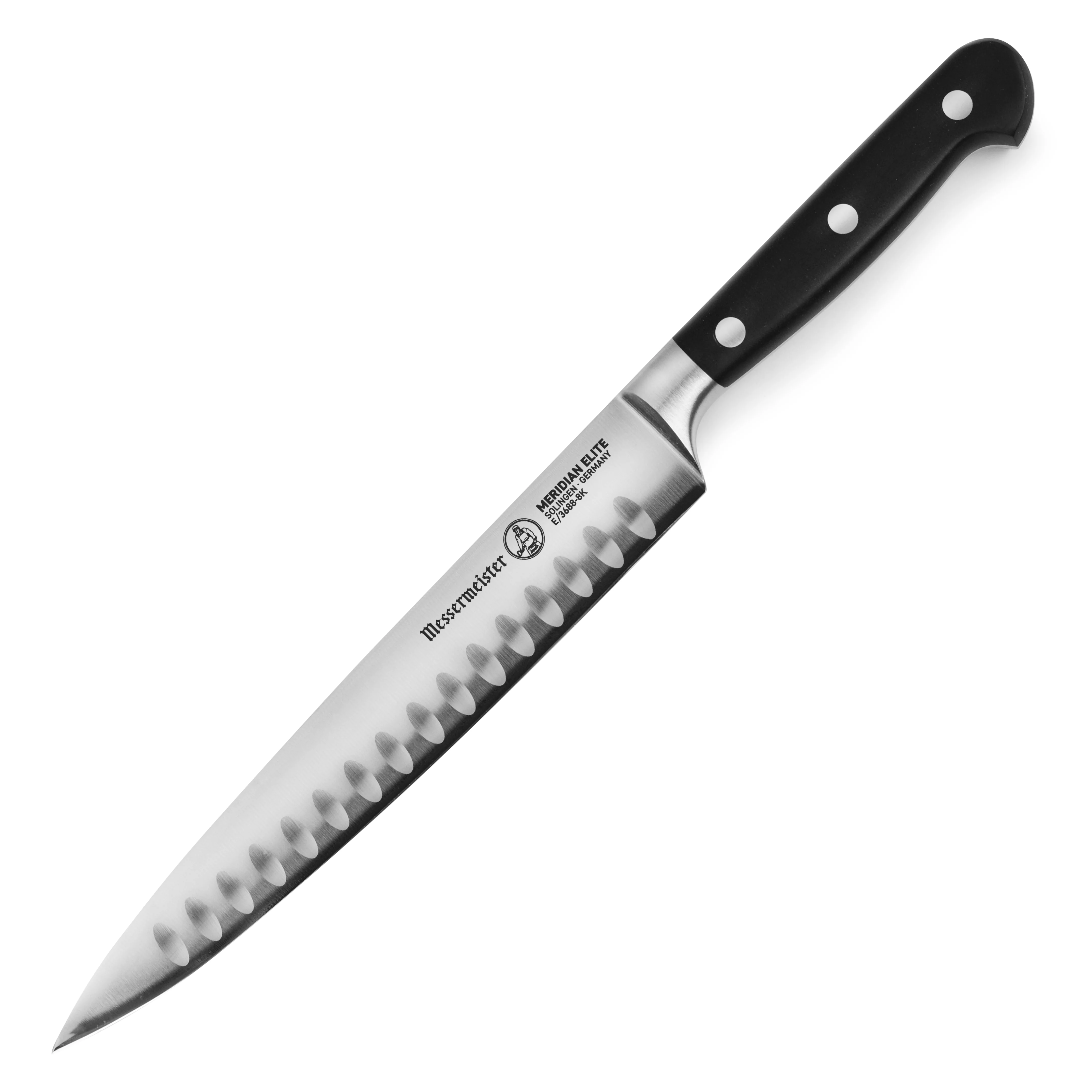 Messermeister Meridian Elite 8" Hollow Edge Carving Knife - Image 4