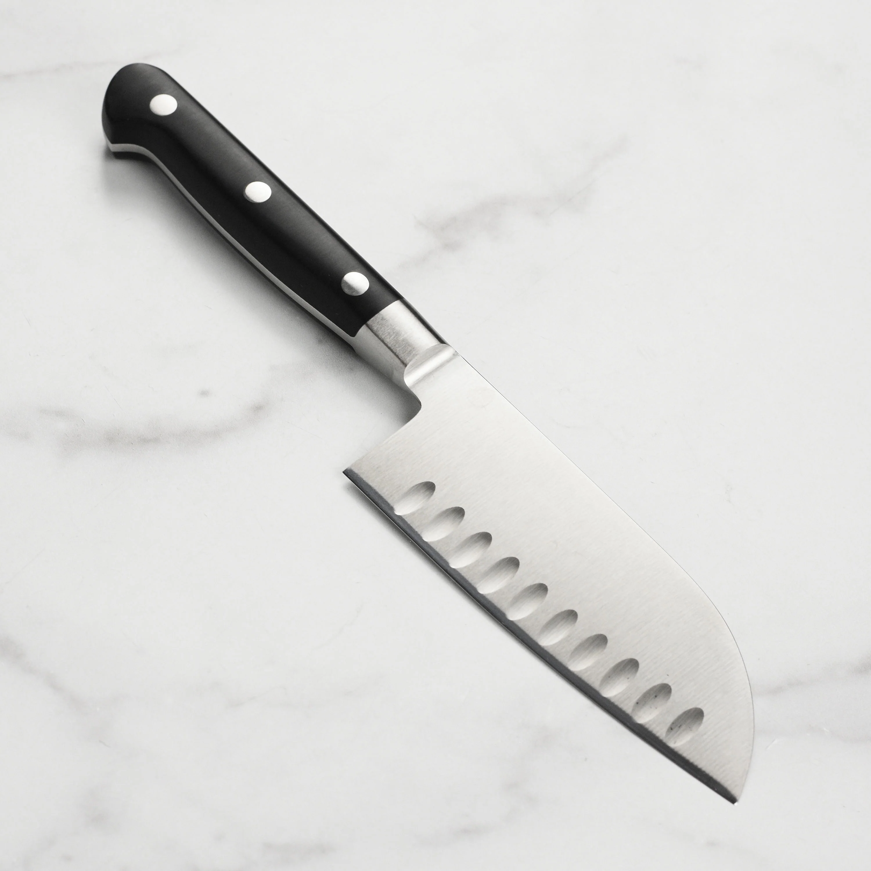 Messermeister Meridian Elite 5" Hollow Edge Santoku Knife - Image 6