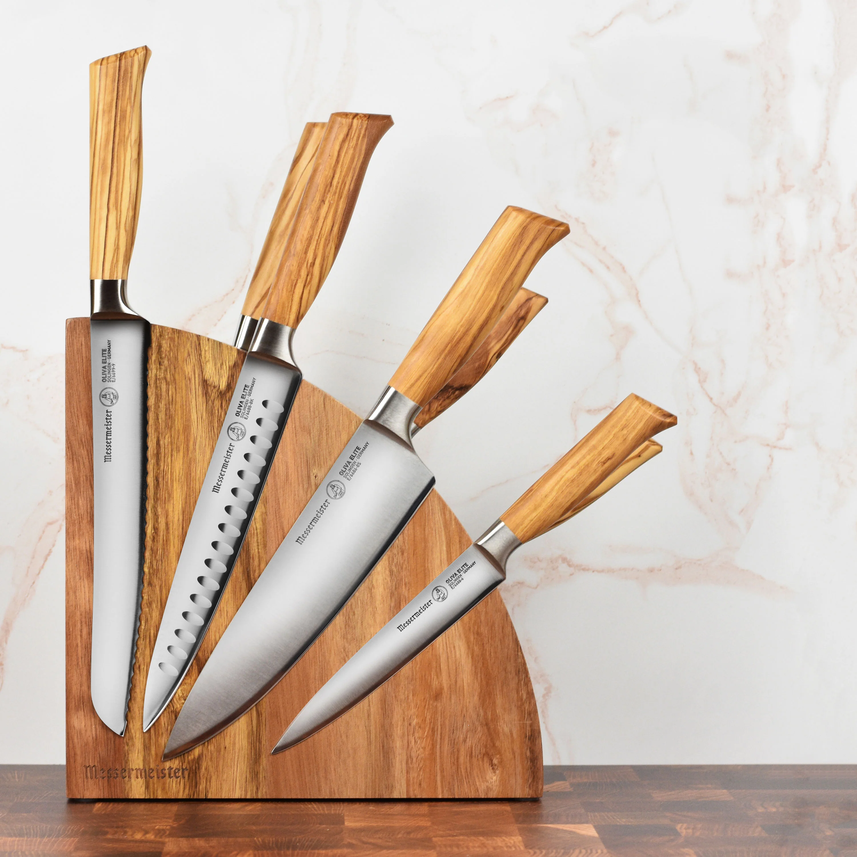 Messermeister Oliva Elite 8 Piece Magnetic Knife Block Set - Image 11