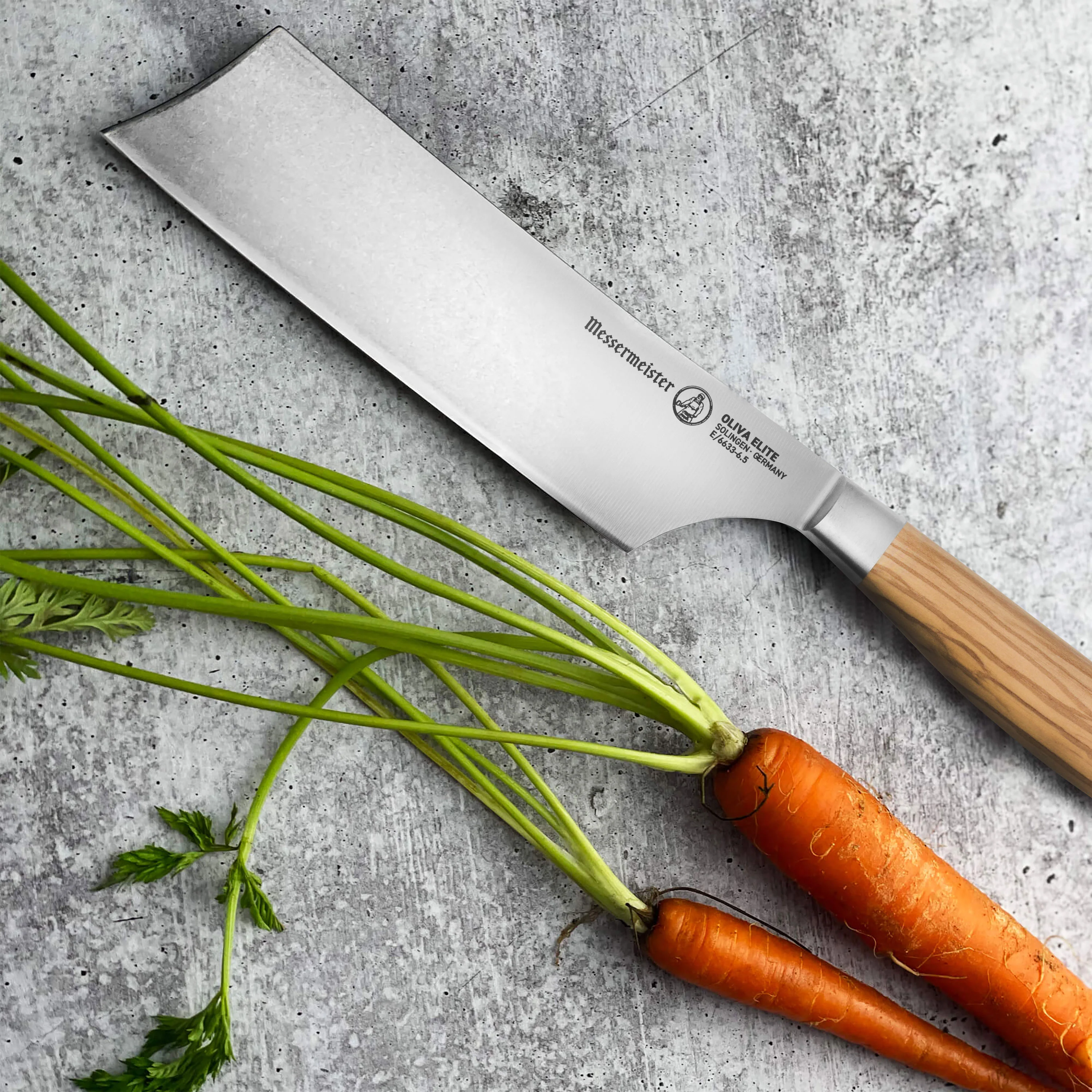 Messermeister Oliva Elite 6.5" Nakiri Knife - Image 5