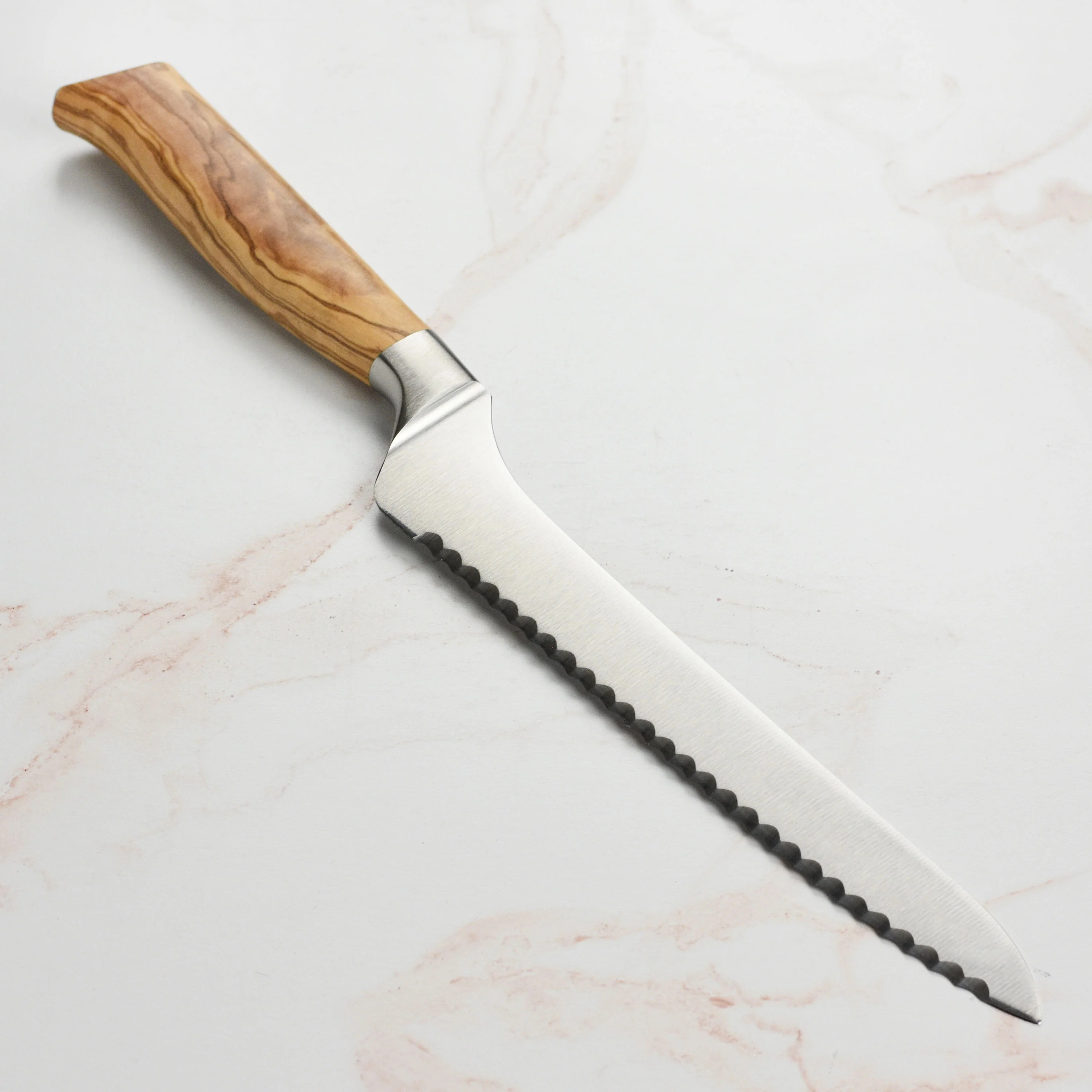 Messermeister Oliva Elite 8" Offset Bread Knife - Image 6