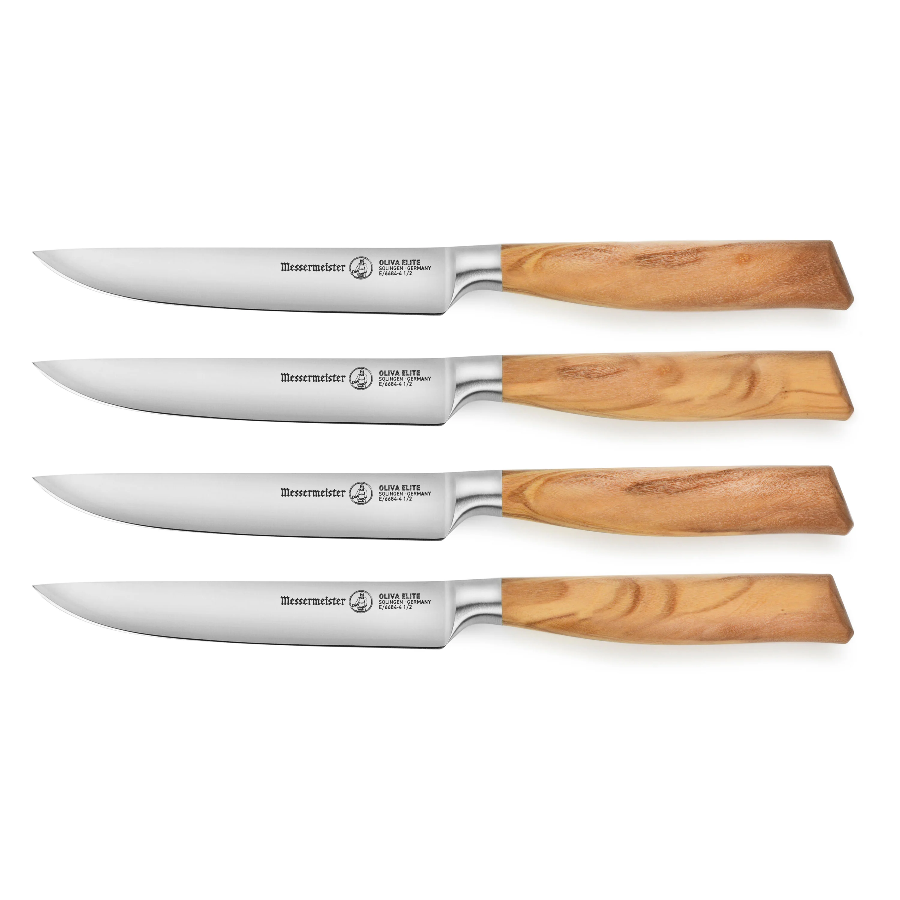 Messermeister Oliva Elite 4 Piece Steak Knife Set - Image 4