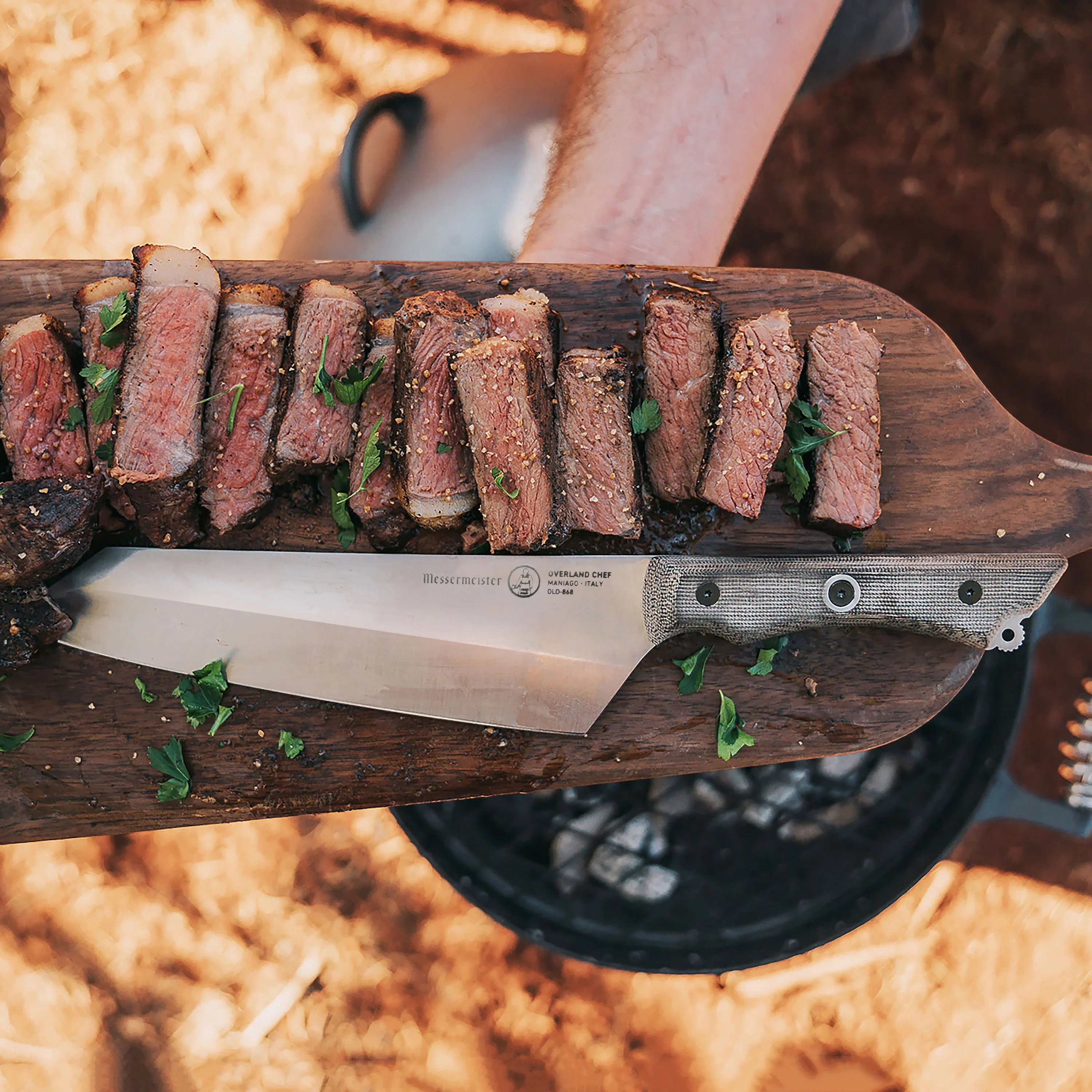 Messermeister Overland 4.5" Utility & 8" Chef's Knife Set - Image 6