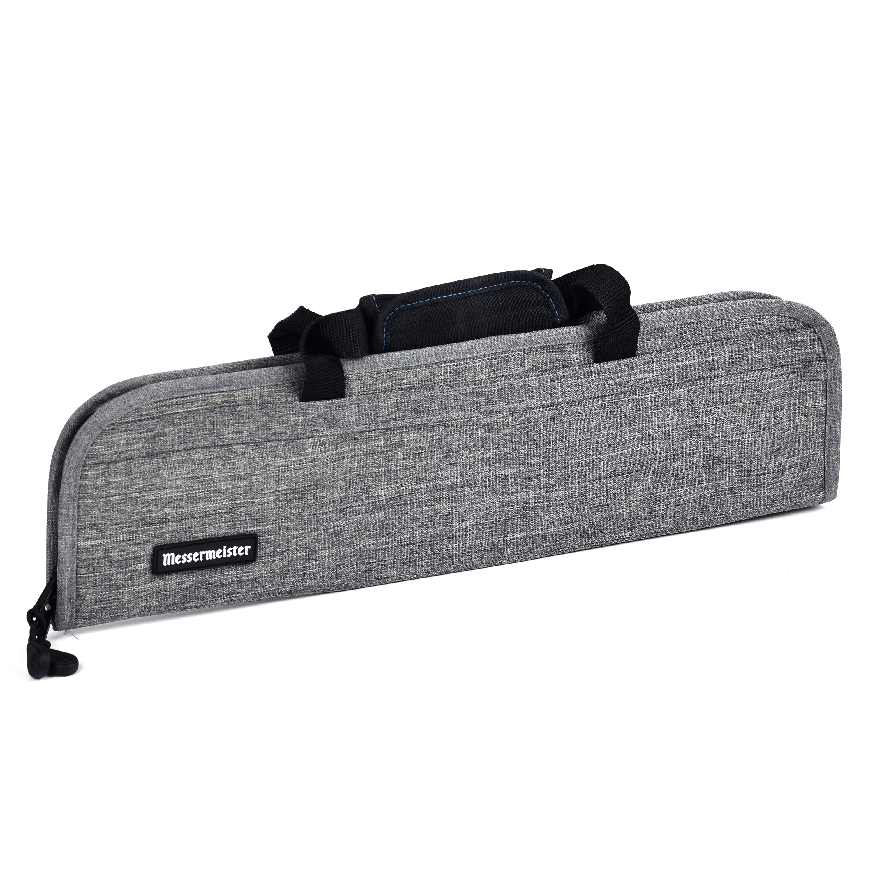 Messermeister 5 Pocket Preservation Heather Gray Knife Bag - Image 3