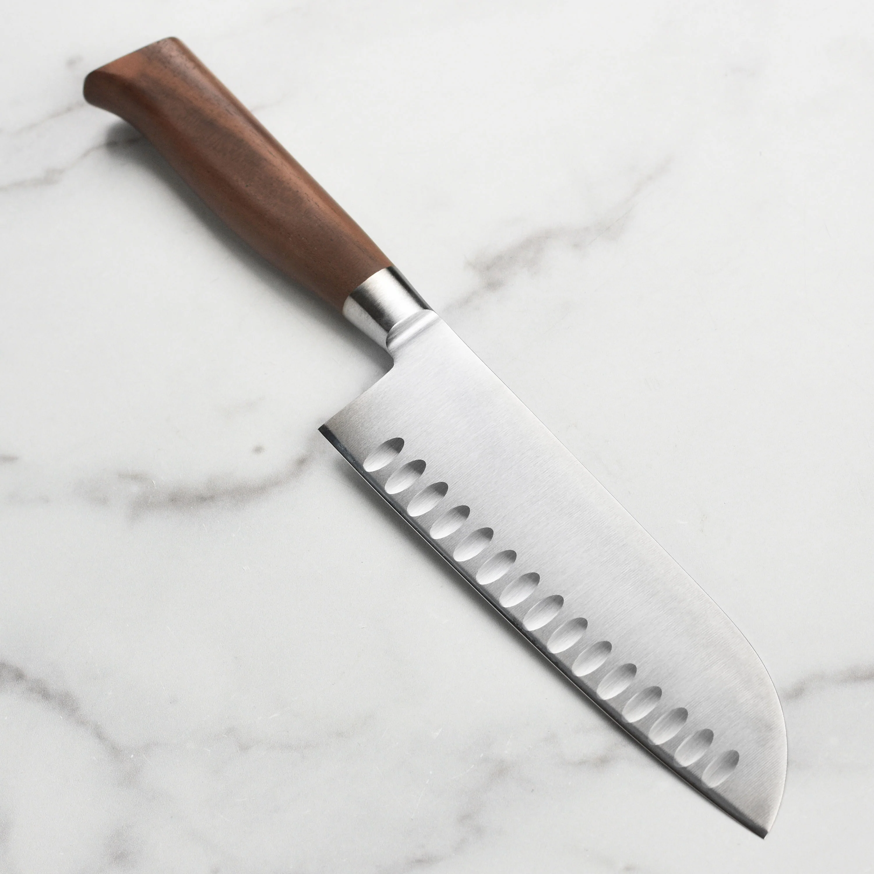 Messermeister Royale Elite 7" Hollow Edge Santoku Knife - Image 6