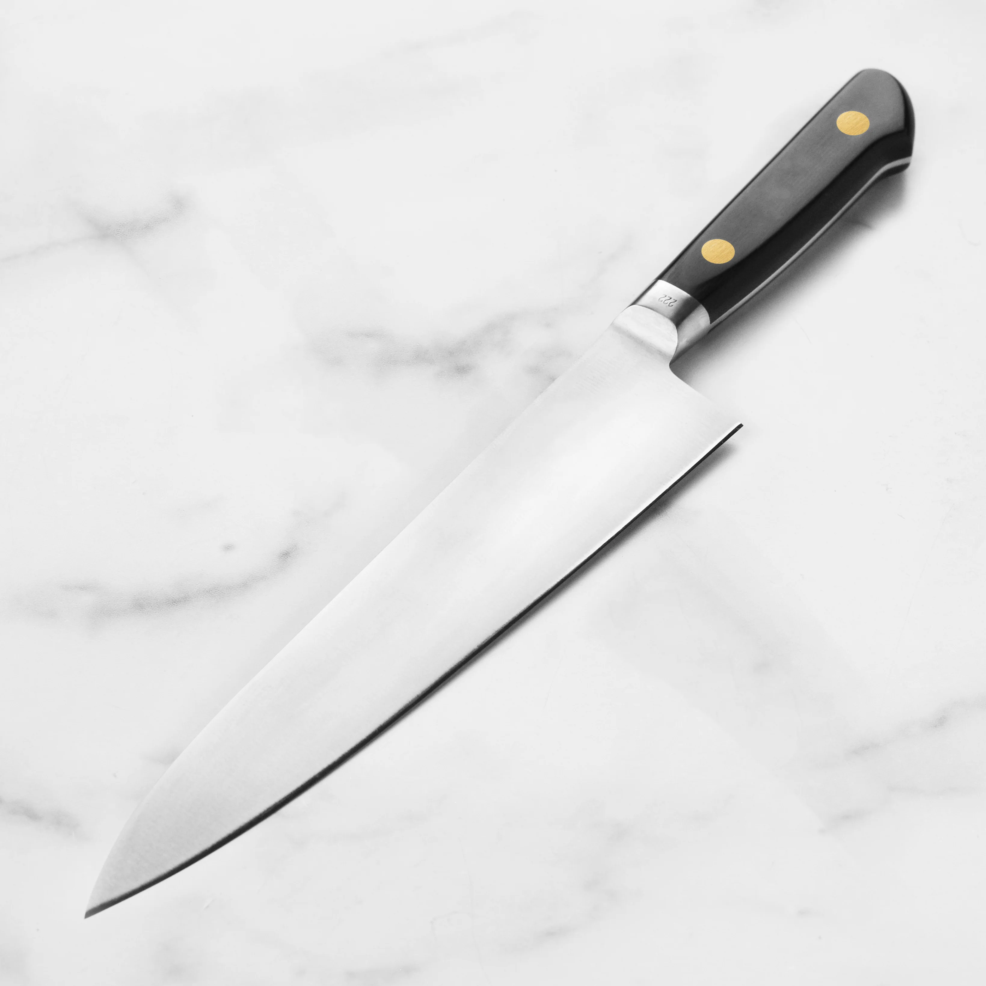 Misono Swedish Carbon Steel 8.25" Gyuto - Image 5