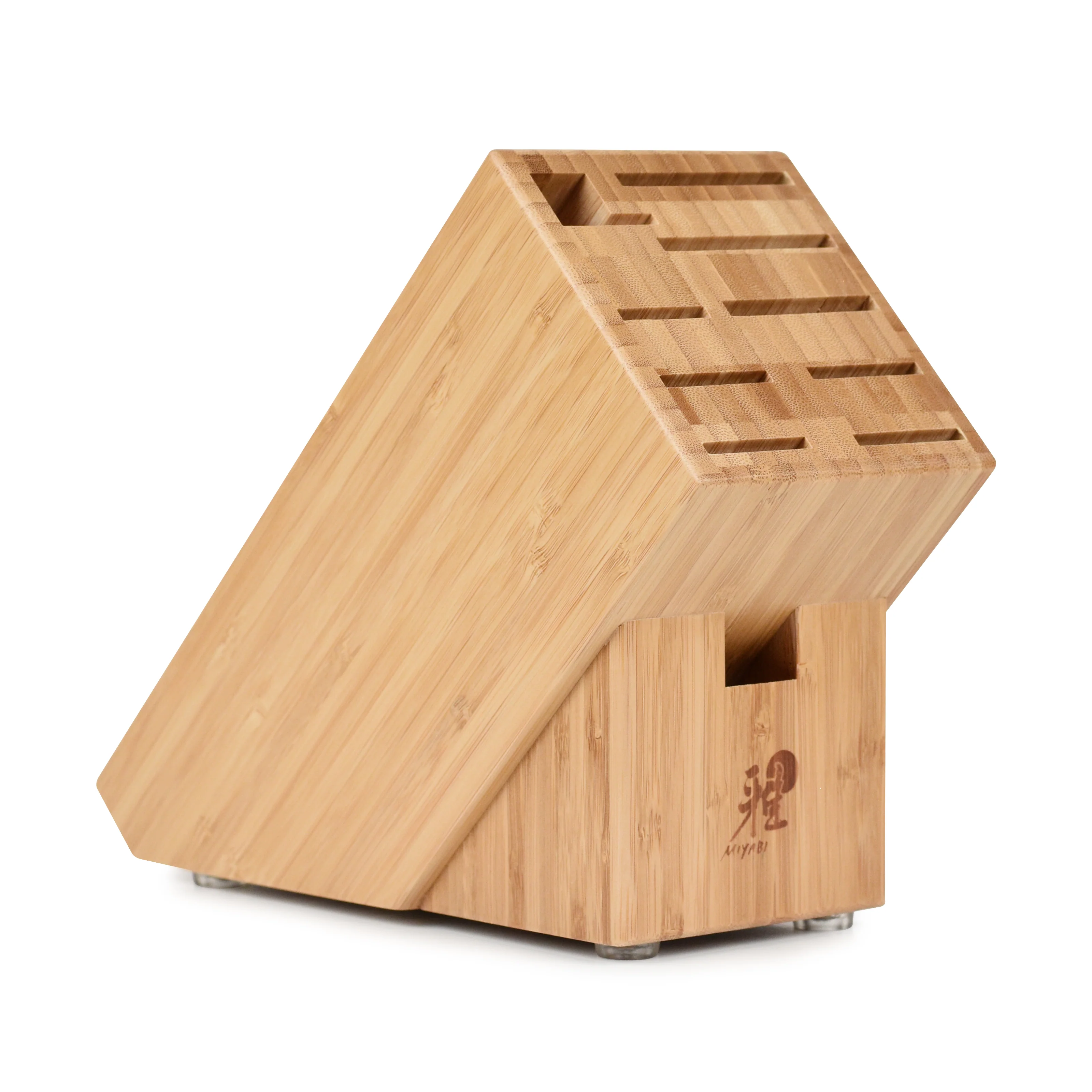 Miyabi 10 Slot Bamboo Knife Block - Image 4