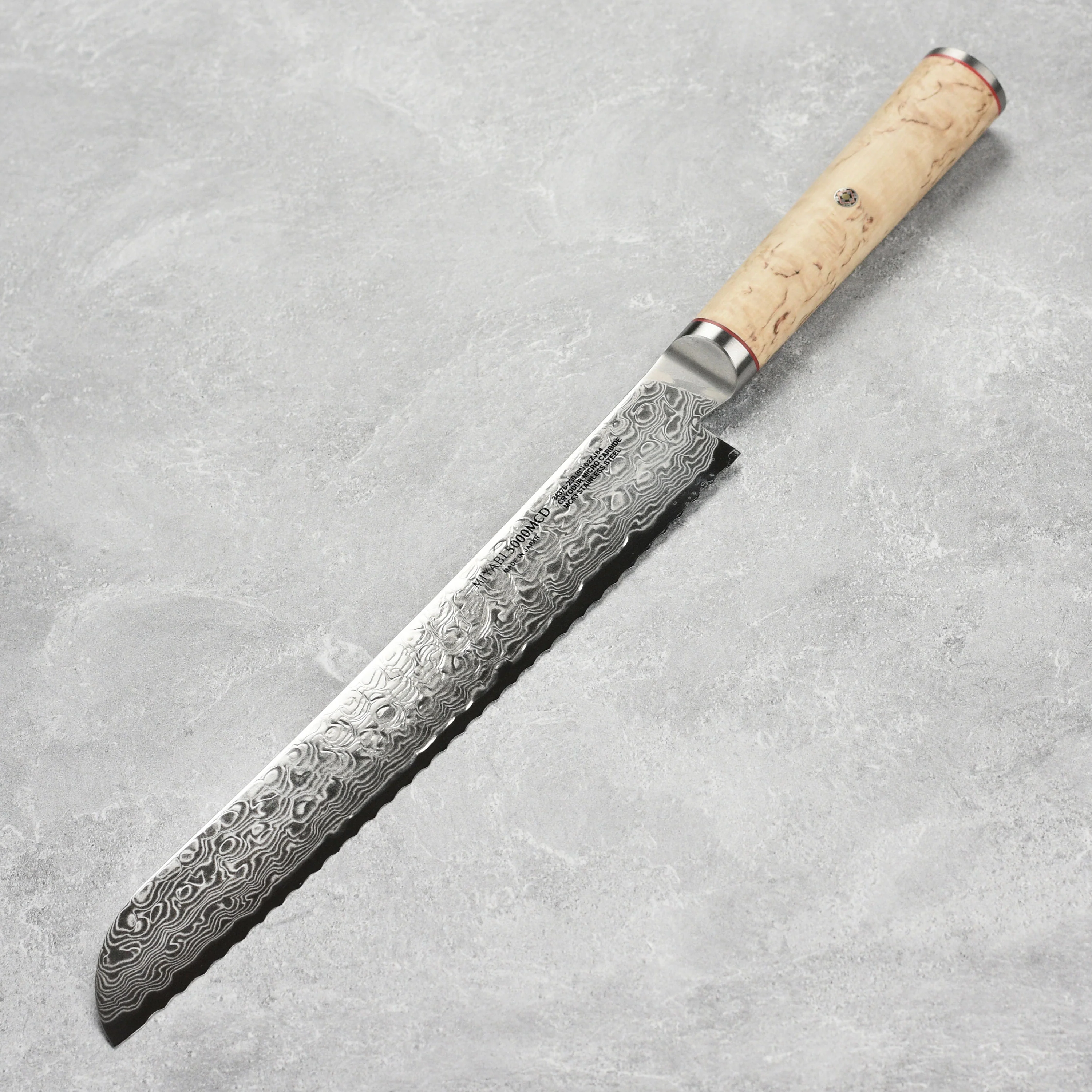 Miyabi Birchwood SG2 9" Bread Knife - Image 6