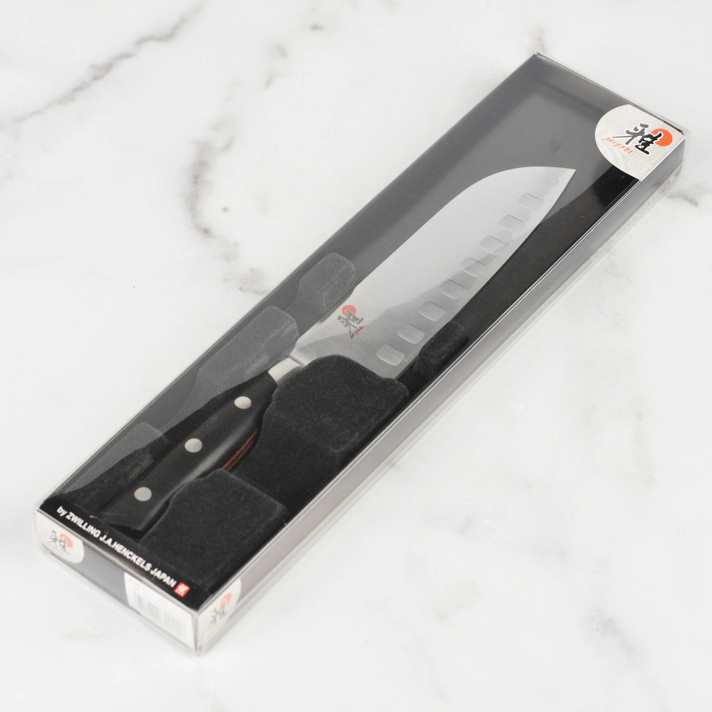 Miyabi Evolution 5.5" Hollow Edge Santoku Knife - Image 7