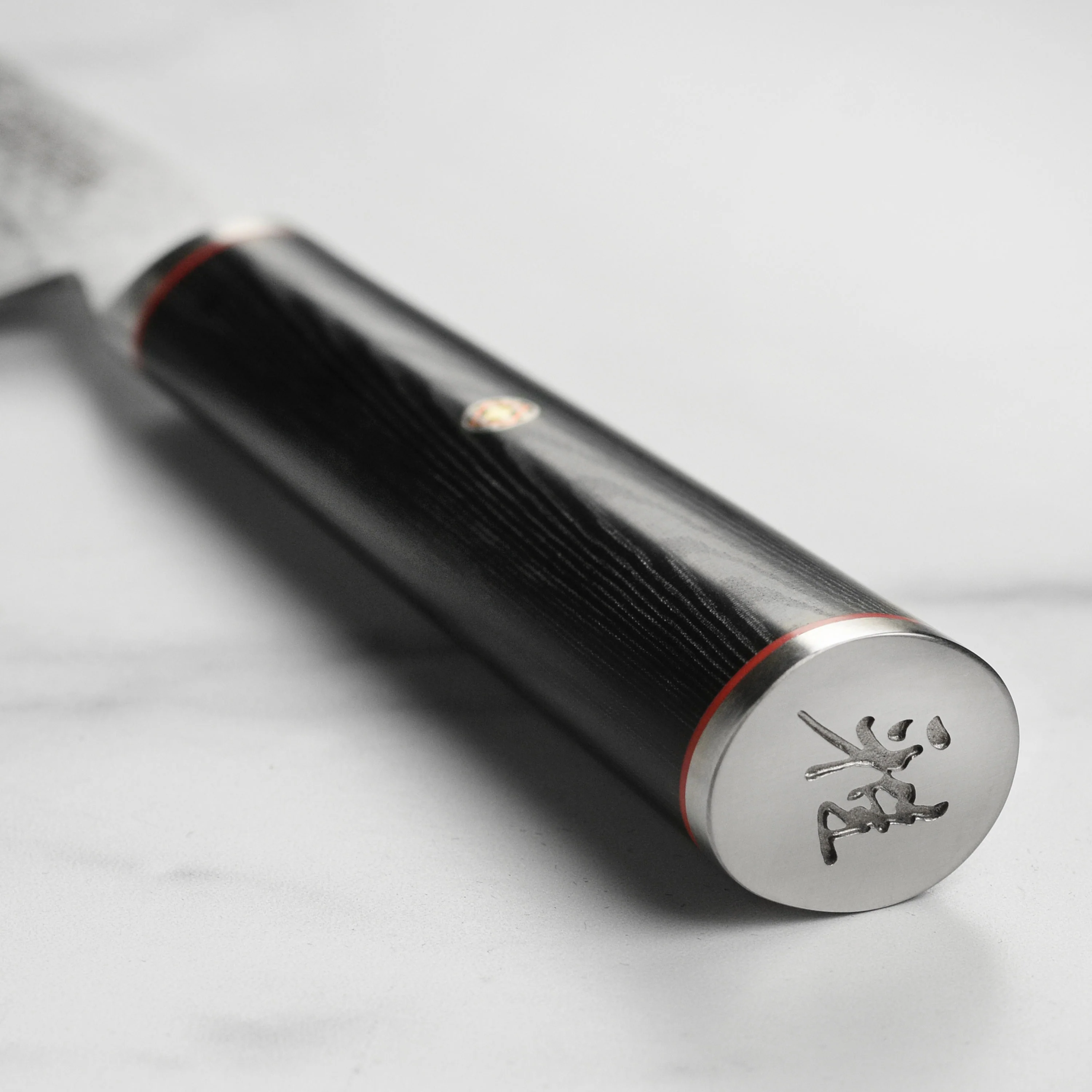Miyabi Kaizen 7" Hollow Edge Rocking Santoku Knife - Image 2