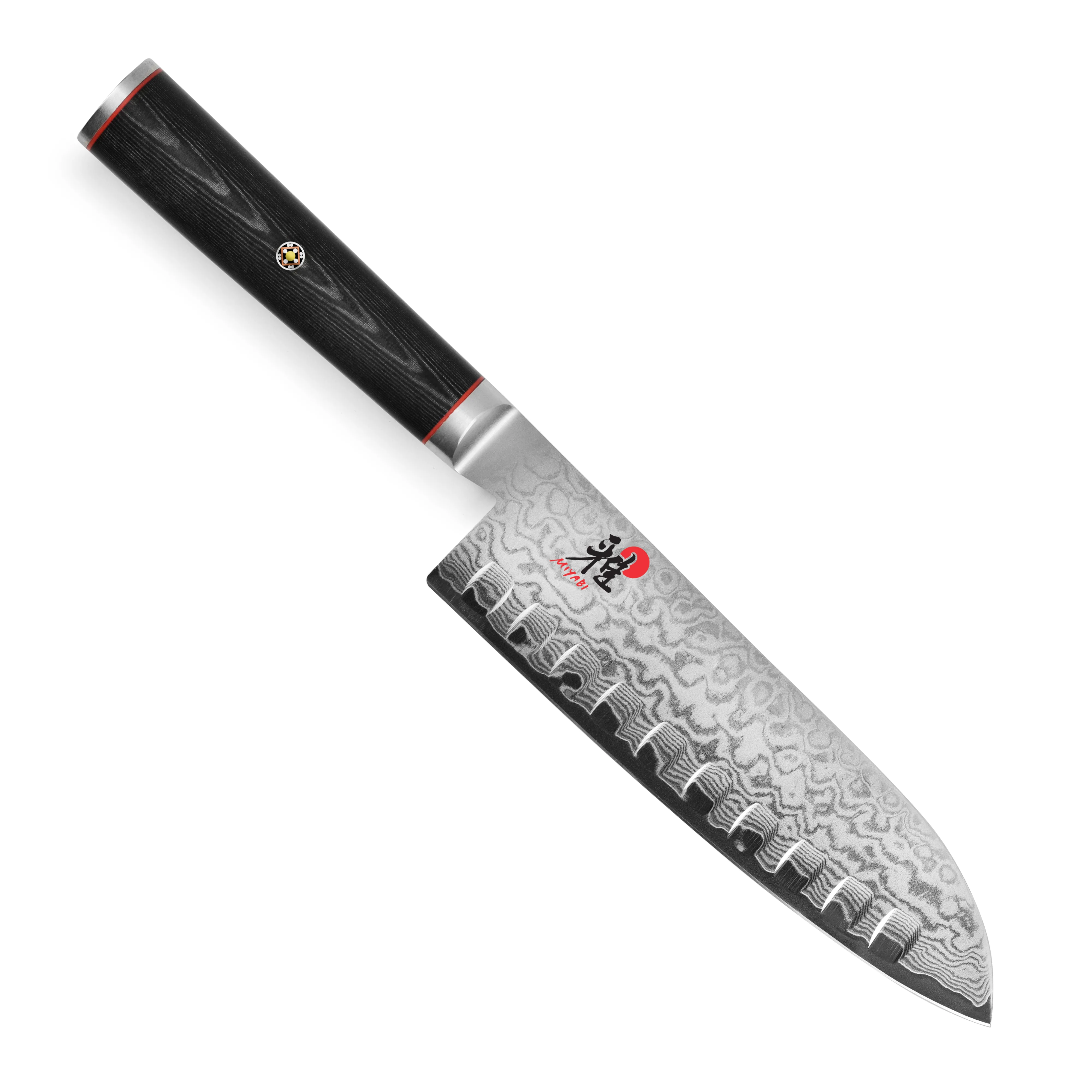 Miyabi Kaizen 7" Hollow Edge Santoku Knife - Image 4