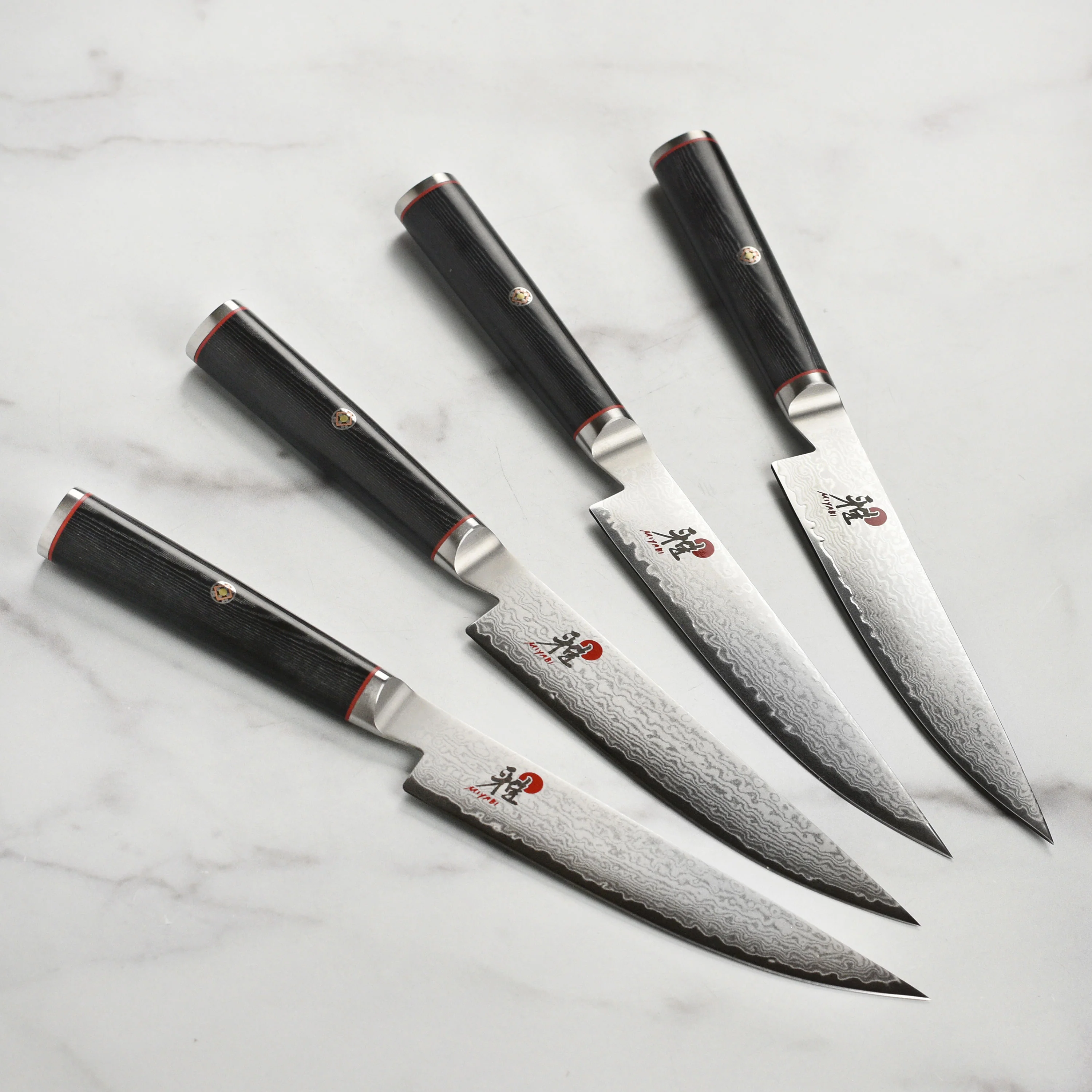 Miyabi Kaizen 4 Piece Steak Knife Set with Bamboo Case - Image 2