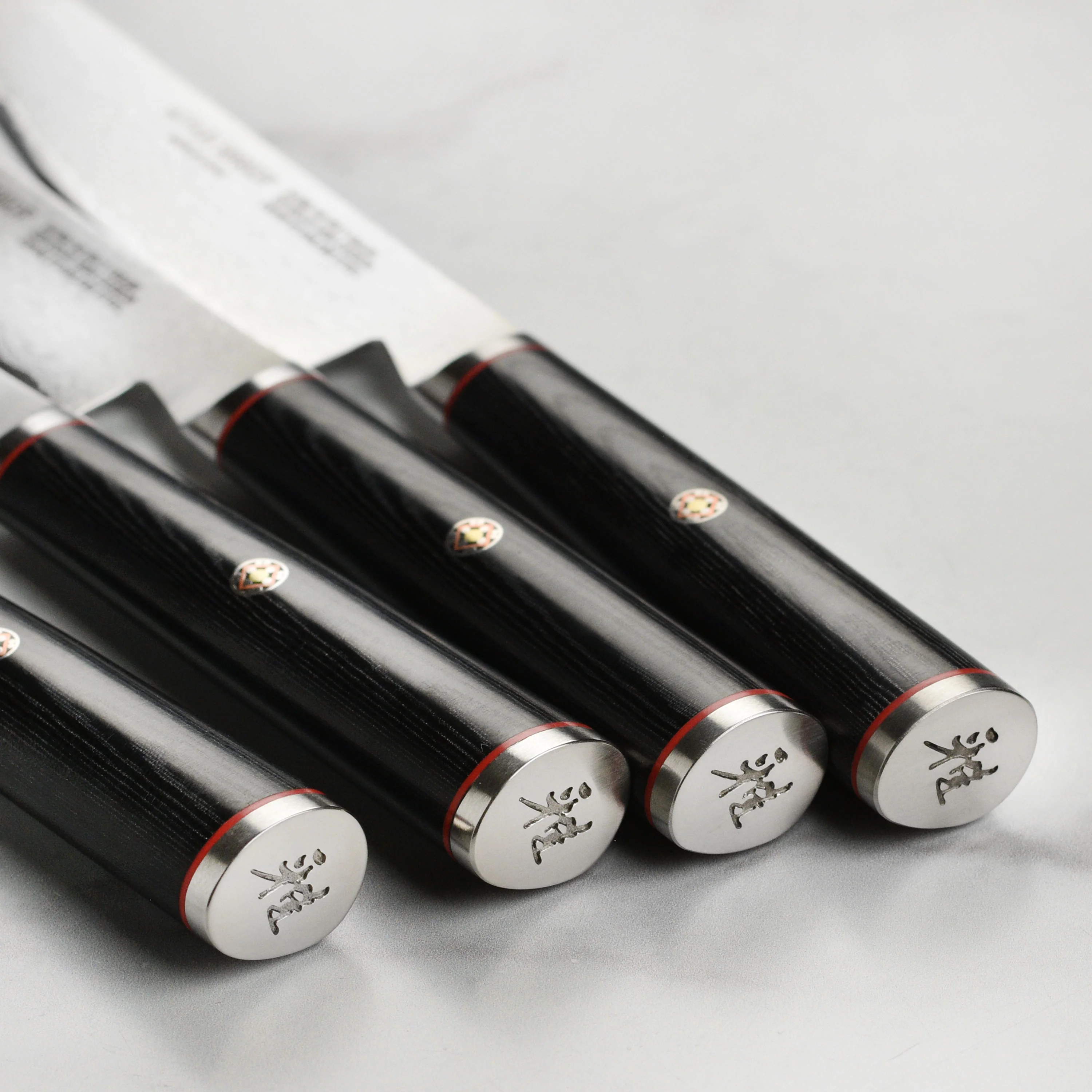 Miyabi Kaizen 4 Piece Steak Knife Set with Bamboo Case - Image 3