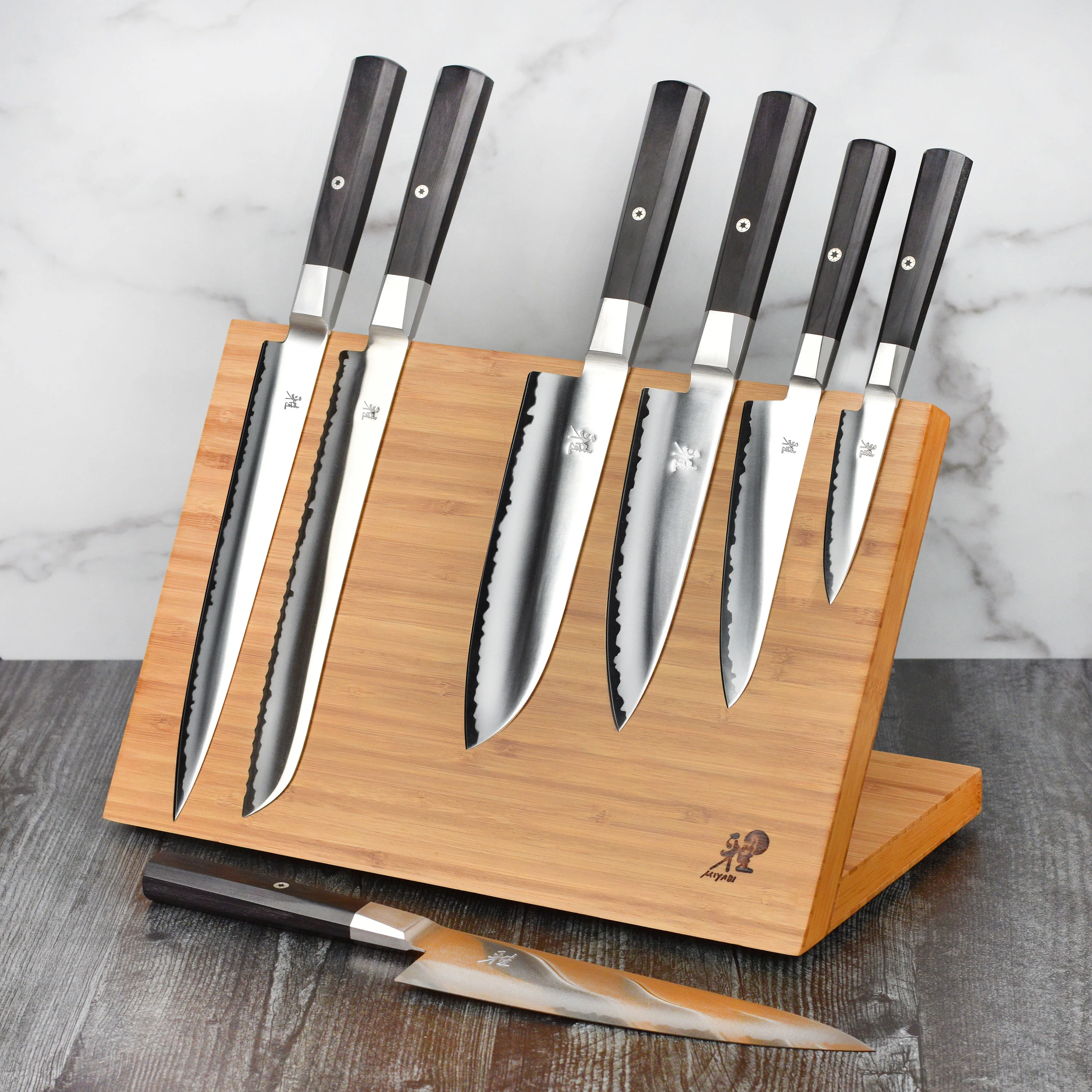 Miyabi Koh 10 Piece Magnetic Knife Stand Set - Image 3