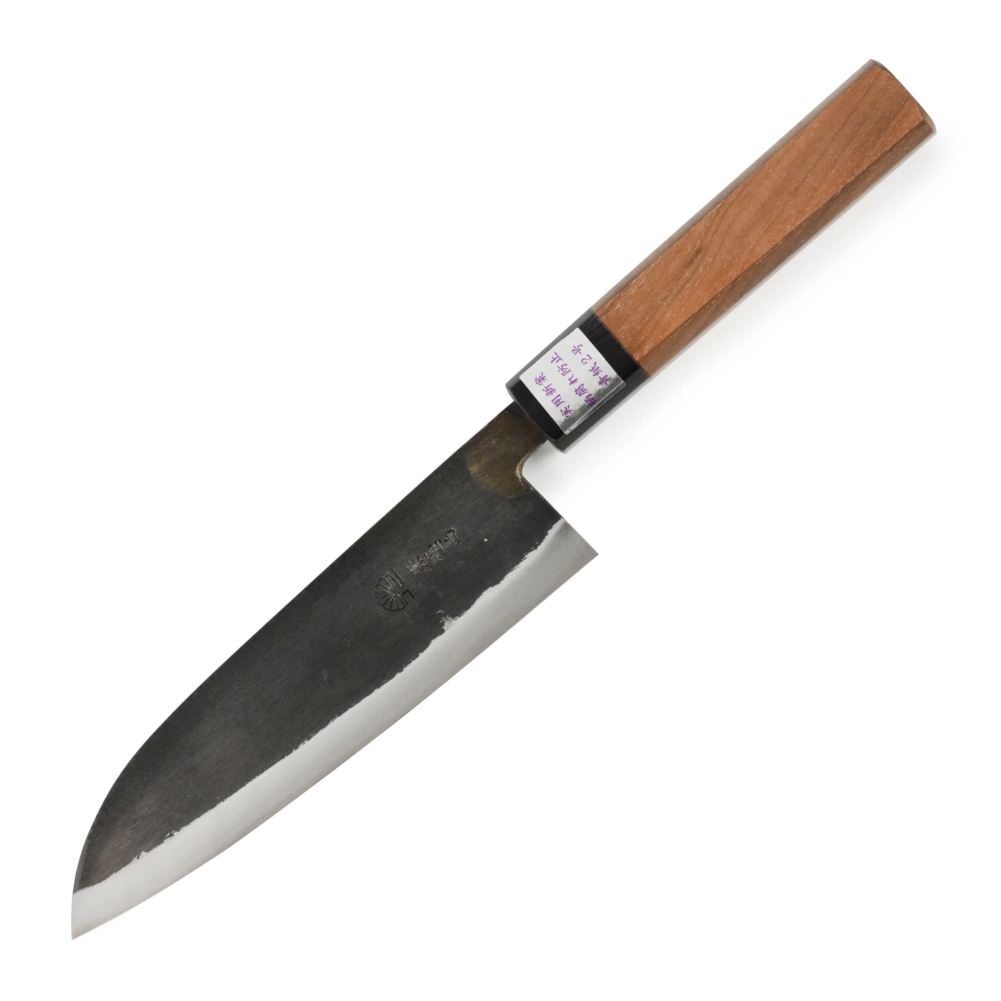 Moritaka 6.7" Aogami #2 Carbon Steel Santoku - Image 4