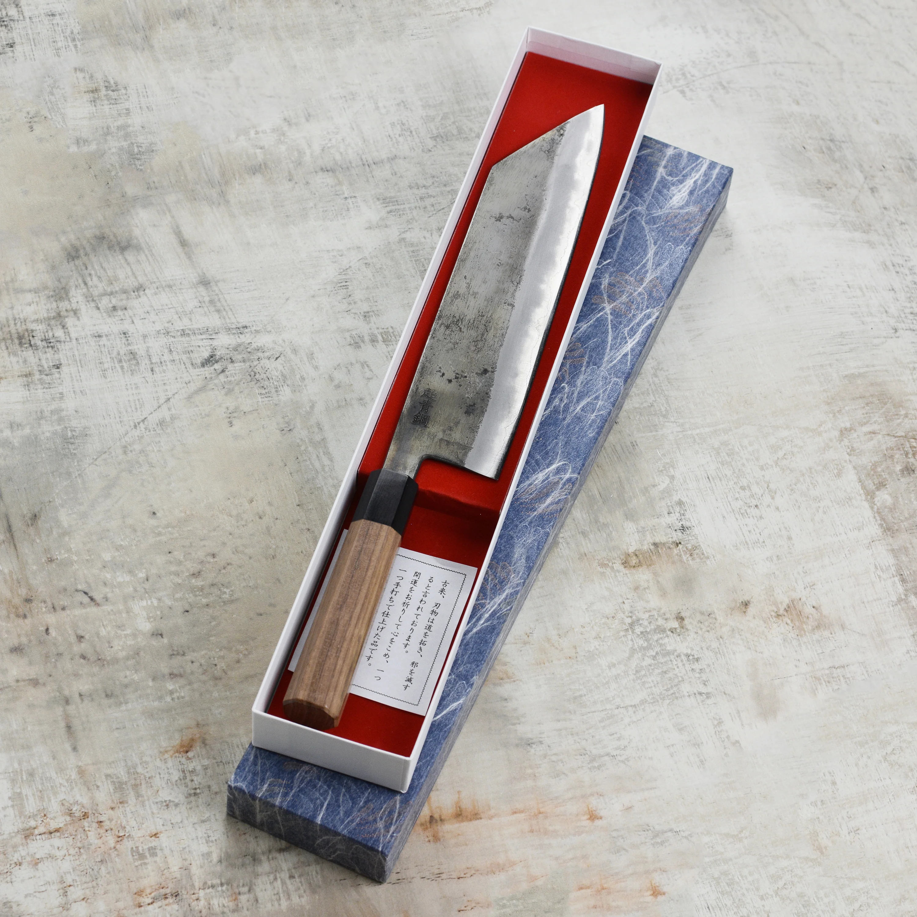 Motokyuuichi Aogami Super Kurouchi 9.4" Kiritsuke - Image 7