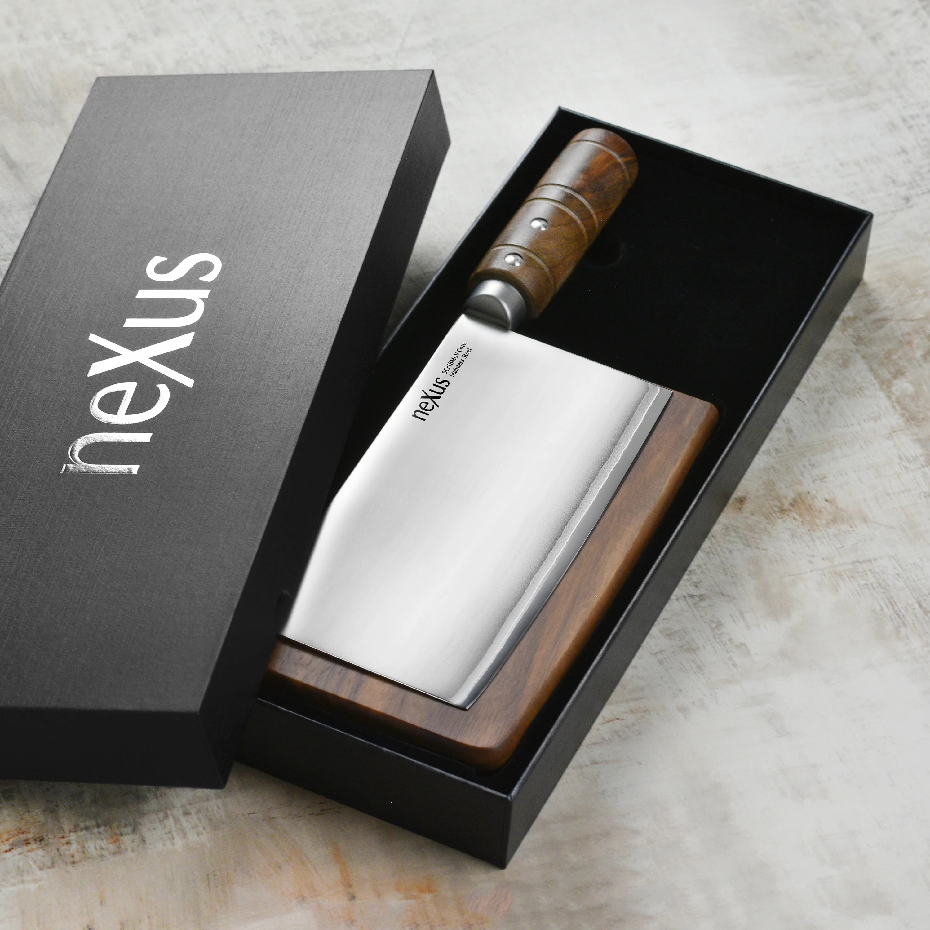 Nexus 7" Chinese Cleaver with Sheath - Image 3