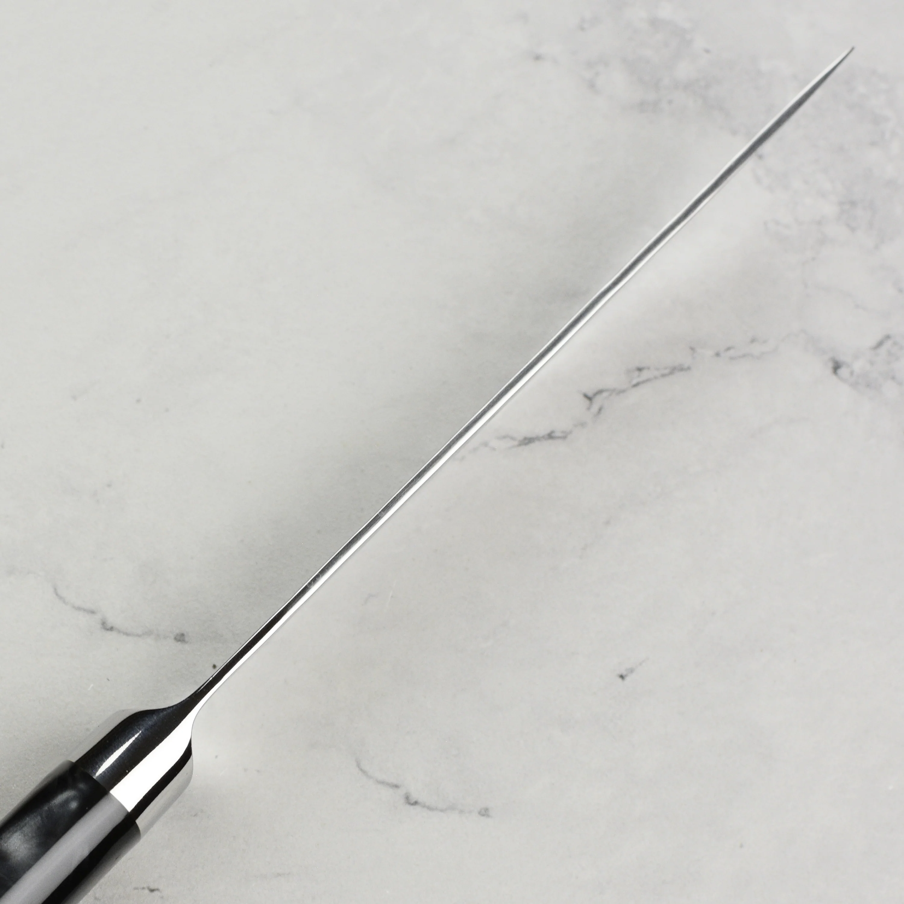 Nexus 4 Piece Damascus Steak Knife Set, Black Resin & Stabilized Wood - Image 4