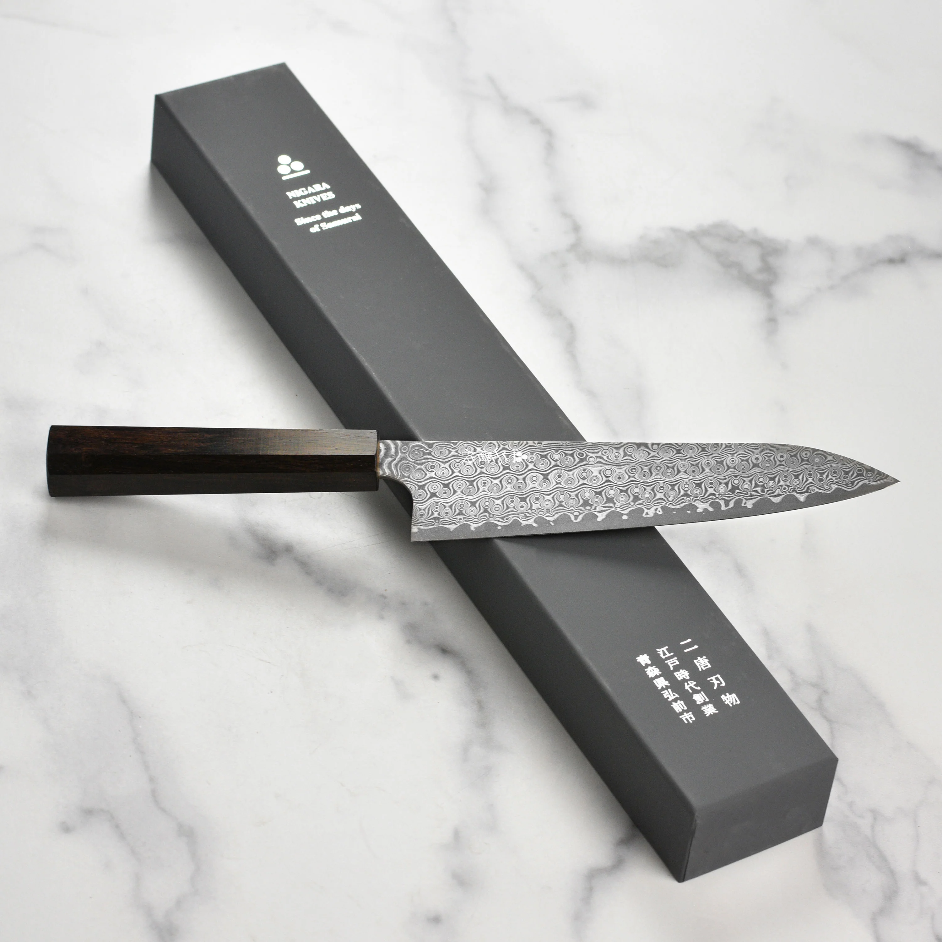 Nigara Anmon SG2 Damascus 8.25" Gyuto - Image 6