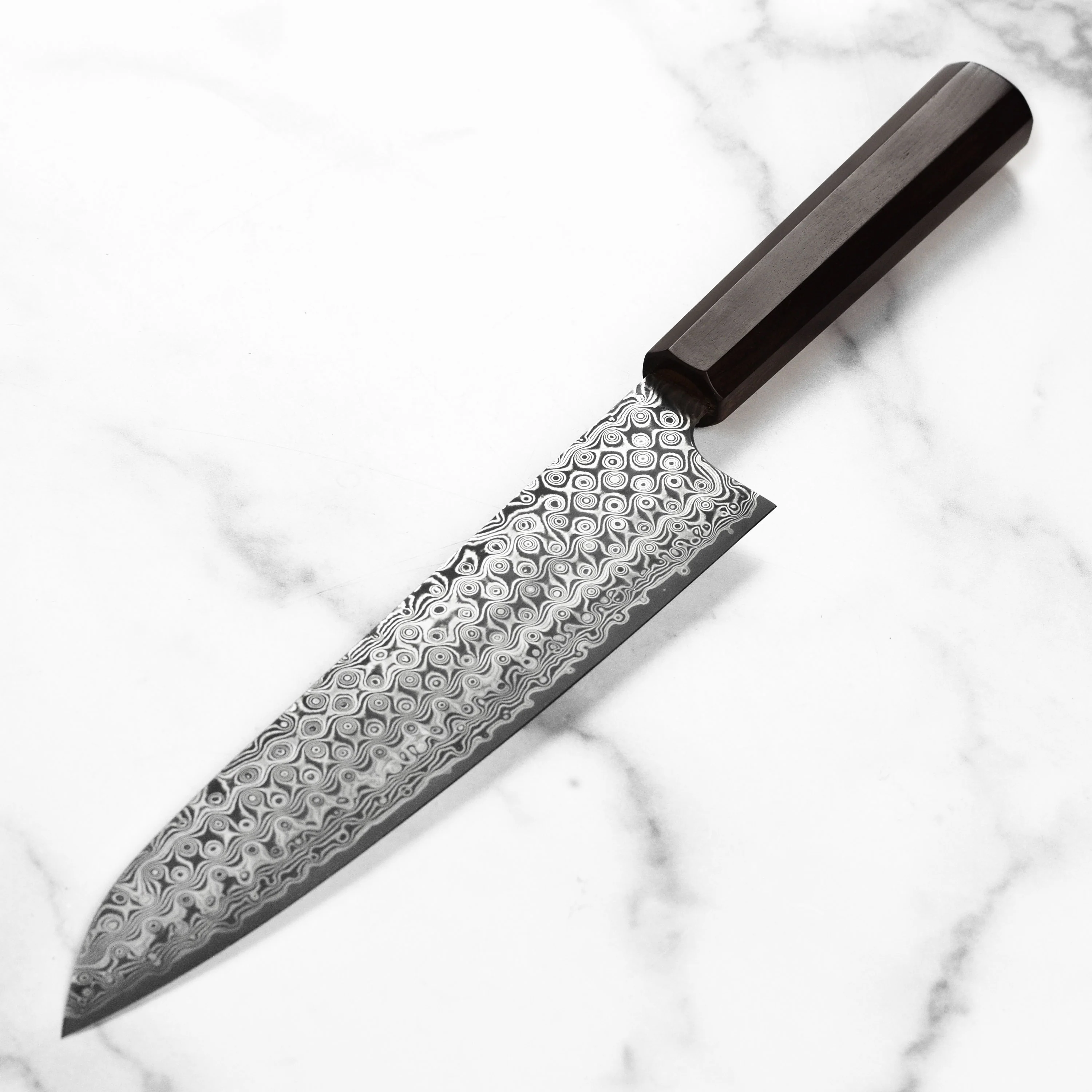 Nigara Anmon SG2 Damascus 9.4" Gyuto - Image 5