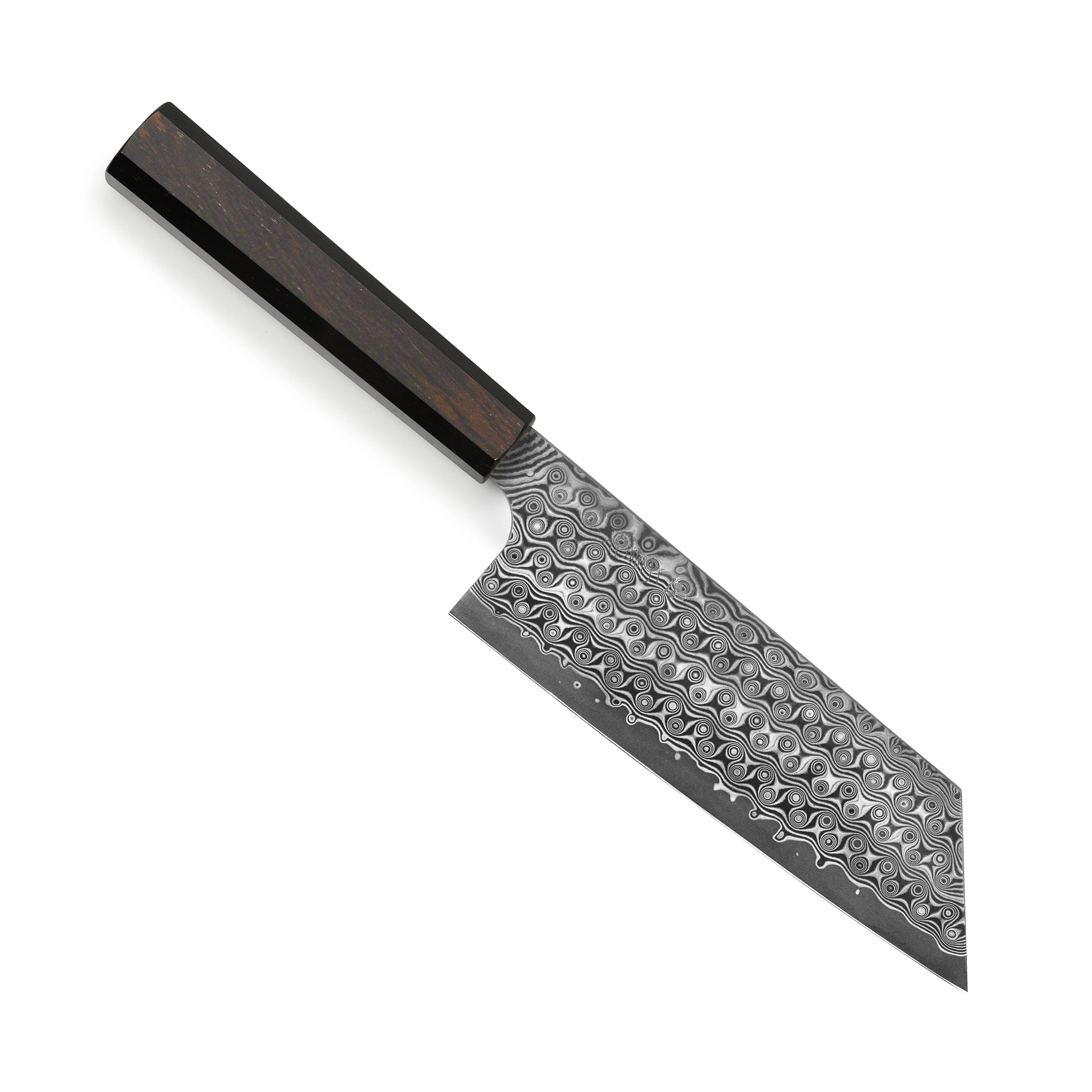 Nigara Anmon SG2 Damascus 7" Kiritsuke Nakiri - Image 7