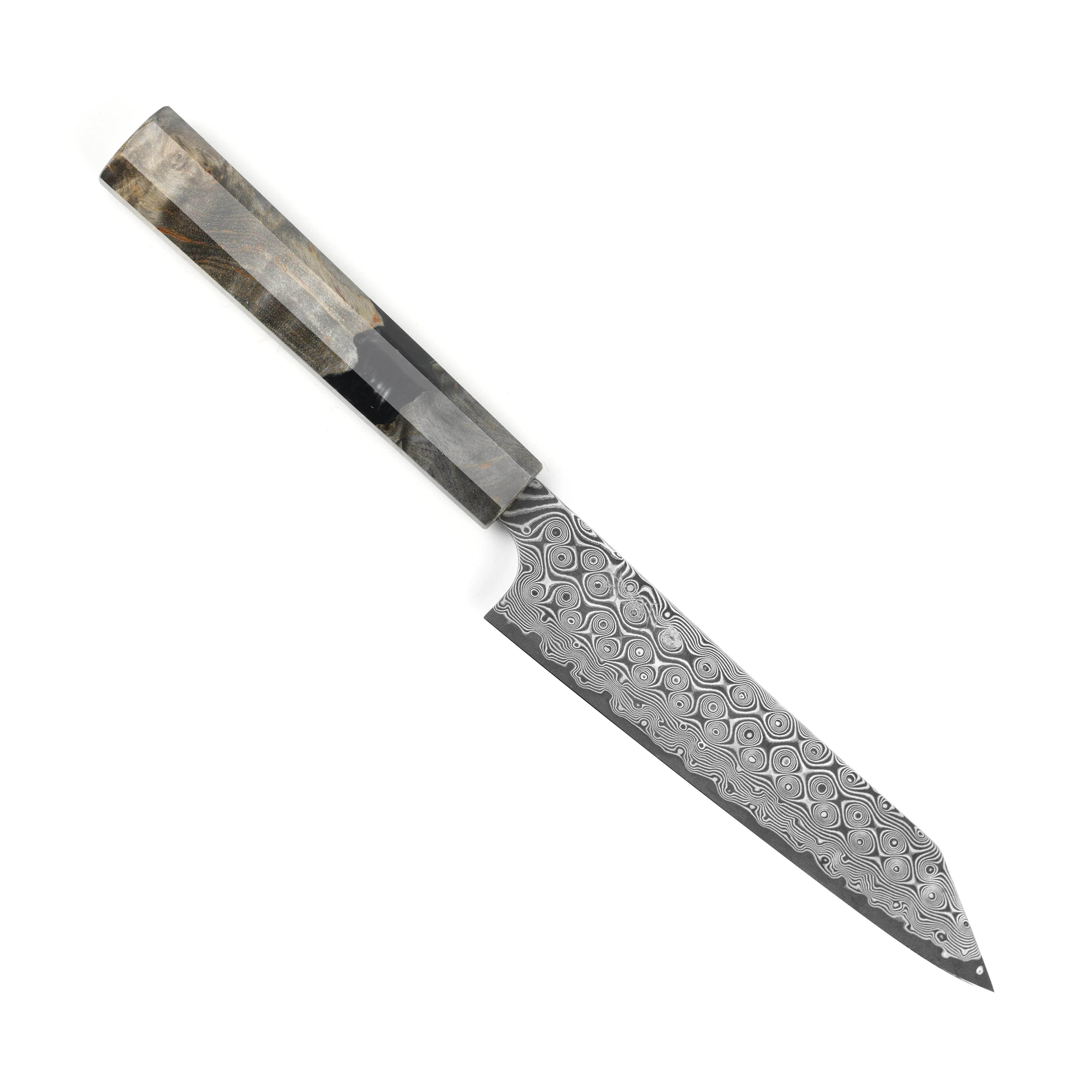 Nigara Anmon SG2 Damascus 5.9" Kiritsuke Petty - Image 7