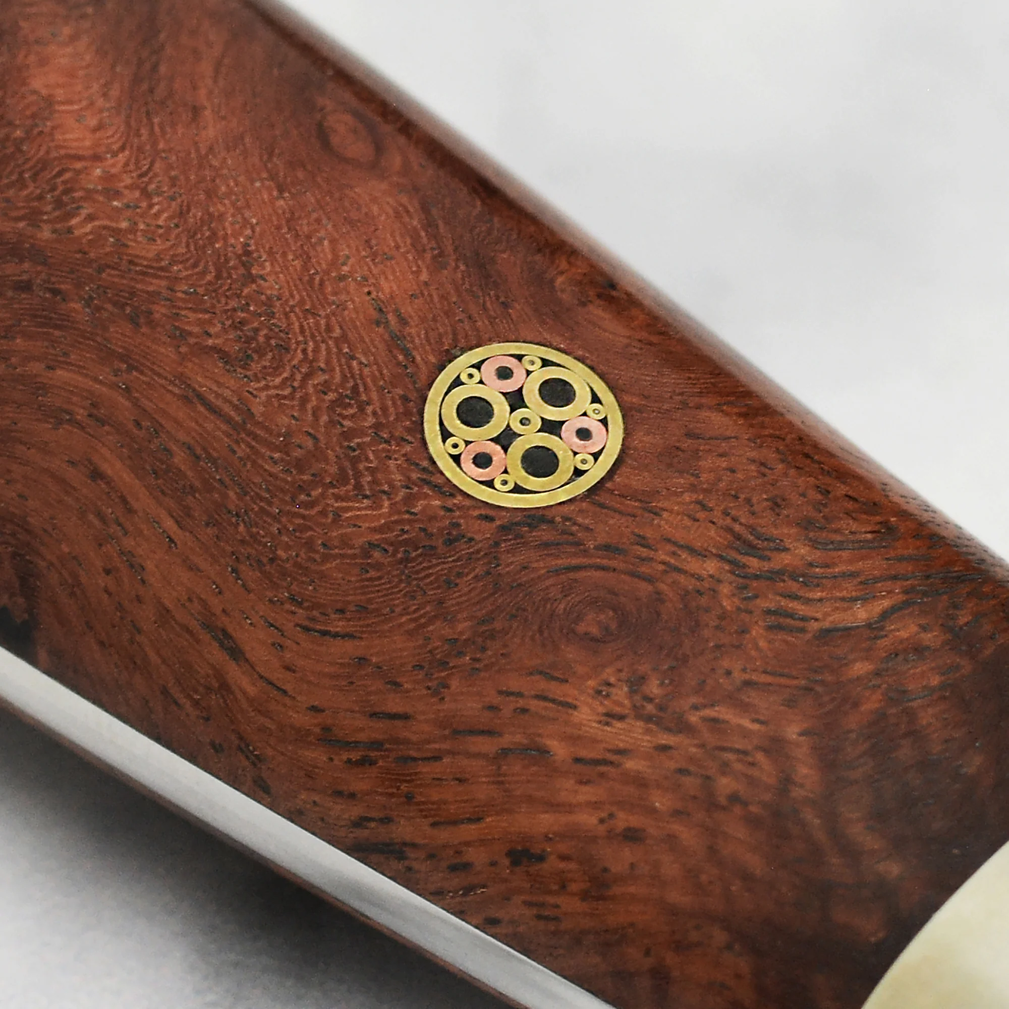 Nigara Anmon SG2 Damascus 5.9" Petty, Quince Wood - Image 3