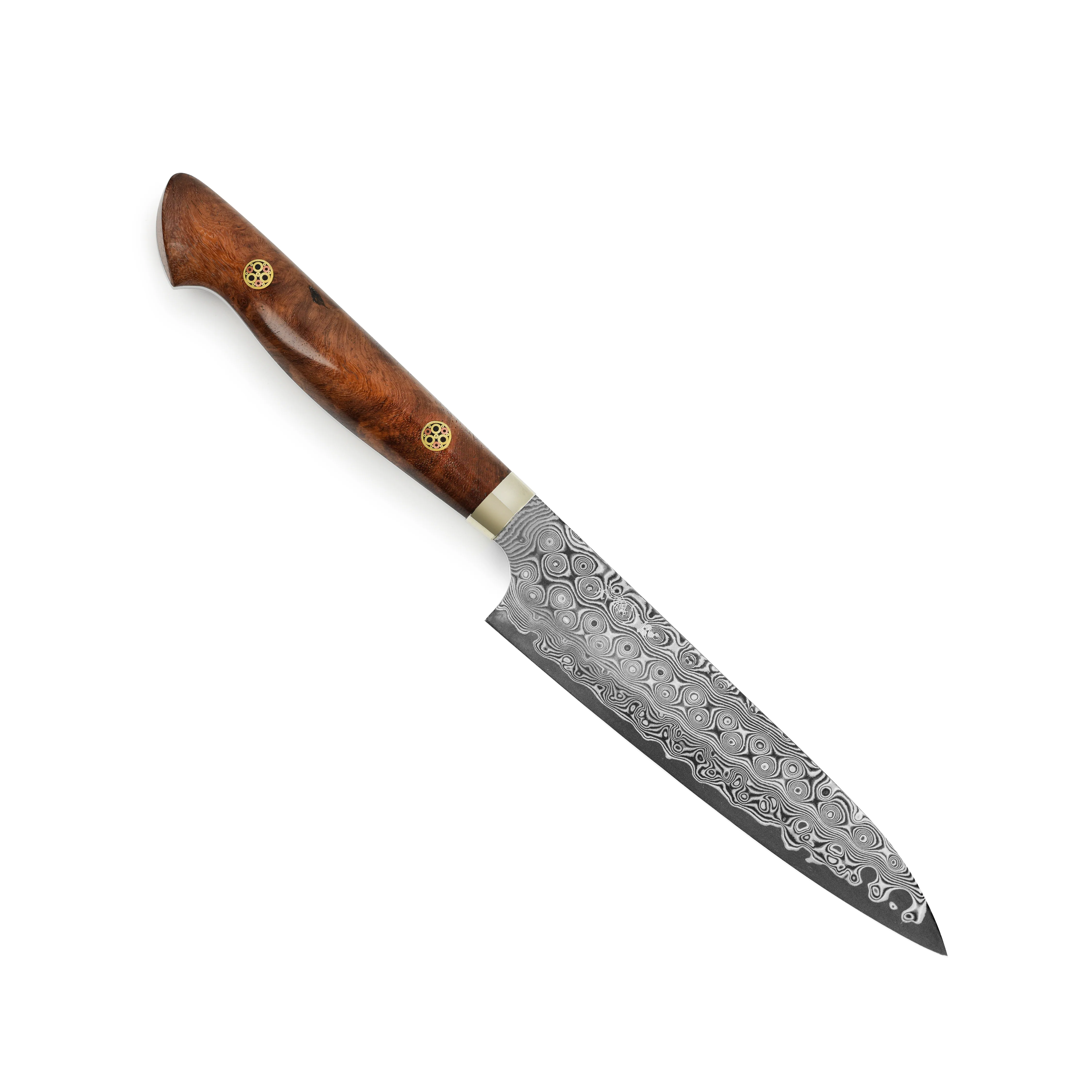 Nigara Anmon SG2 Damascus 5.9" Petty, Quince Wood - Image 5