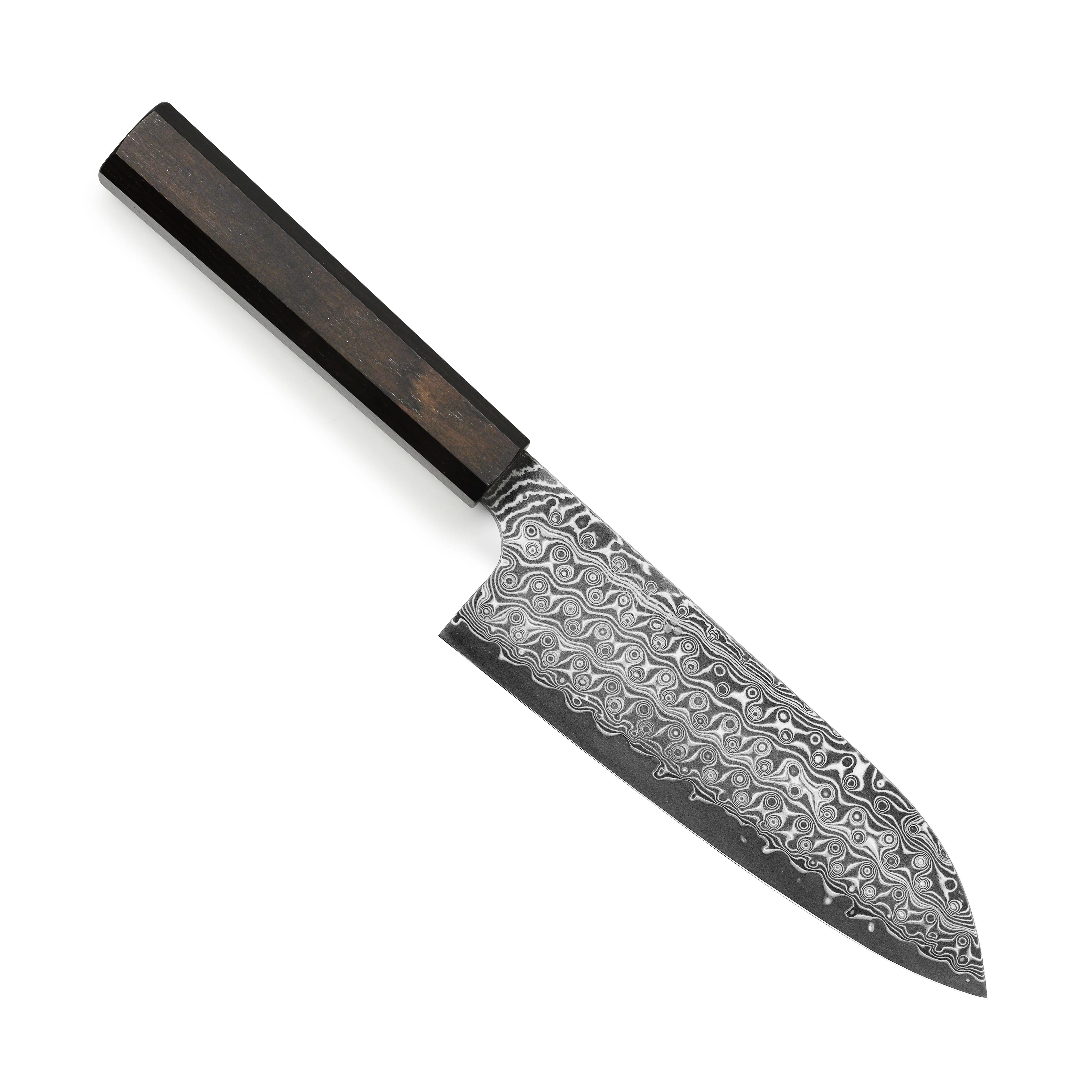 Nigara Anmon SG2 Damascus 7" Santoku - Image 4