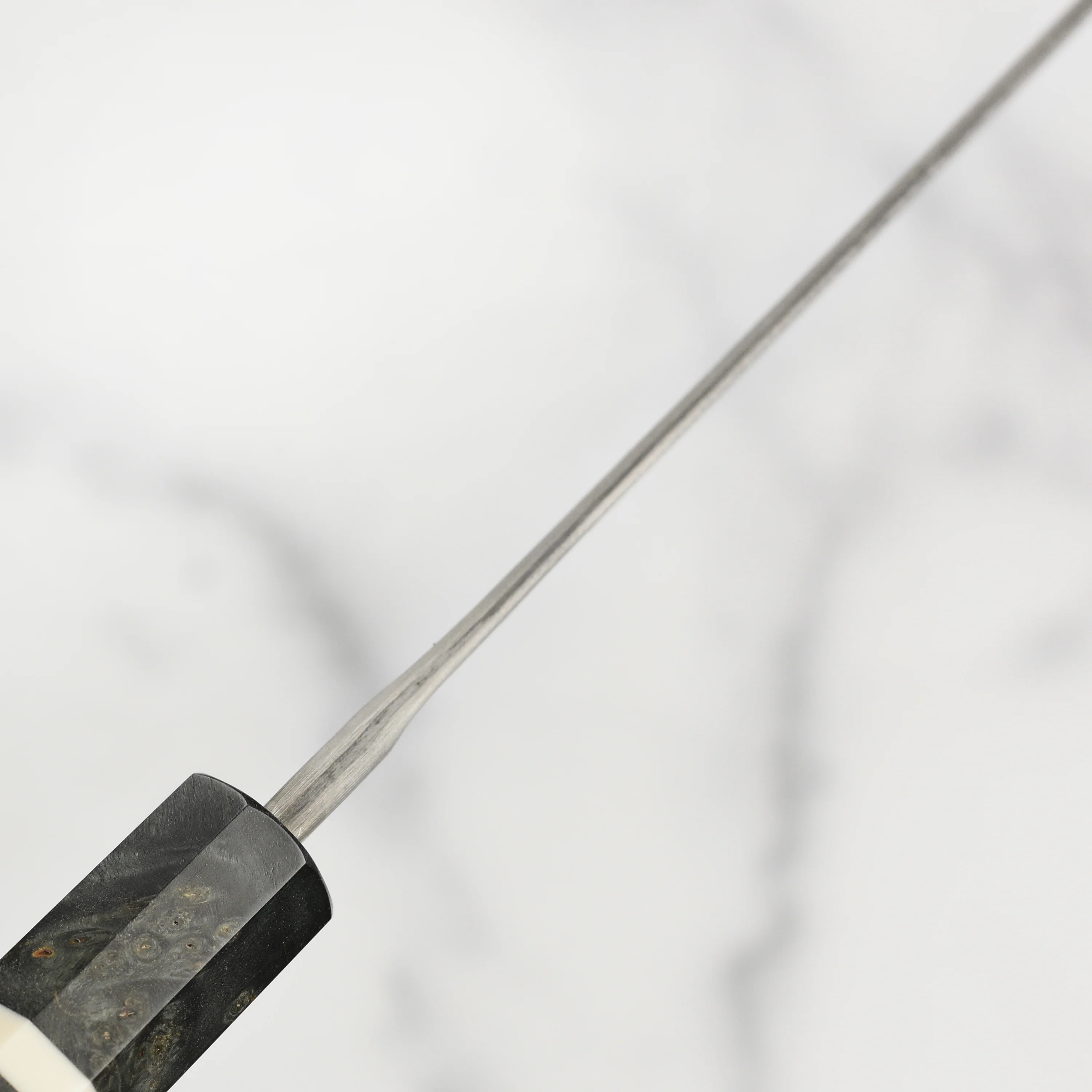 Nigara Ginsan Kurozome Damascus 9.4" Kiritsuke - Image 3