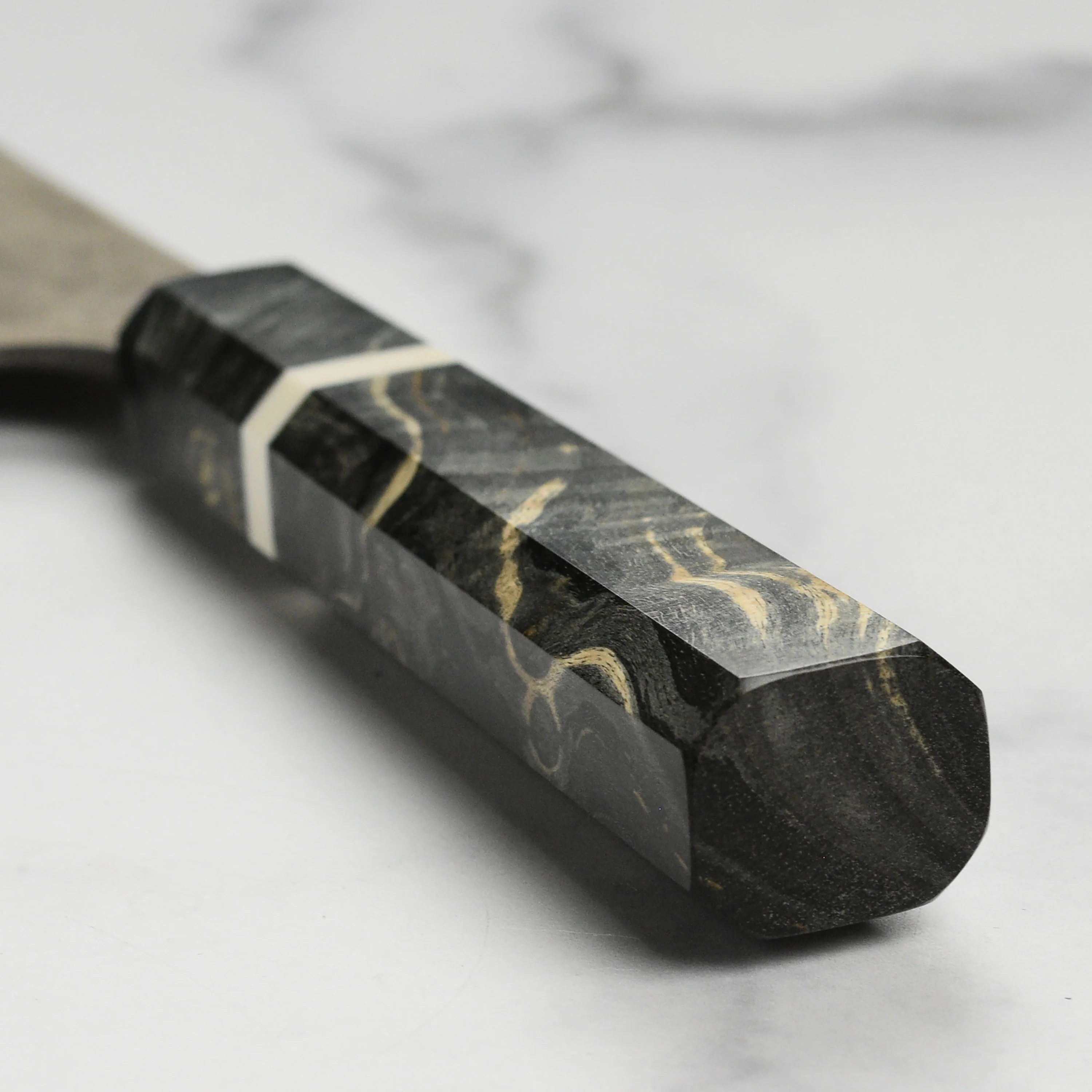 Nigara Ginsan Kurozome Damascus 7" Bunka - Image 2