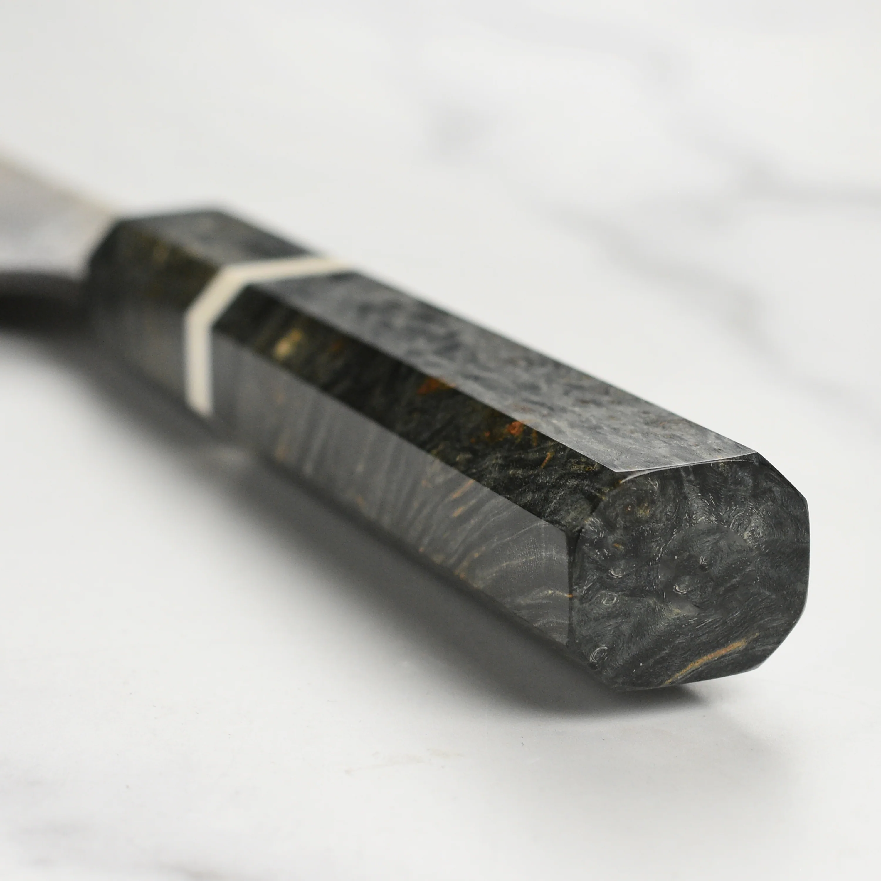 Nigara Ginsan Kurozome Damascus 8.25" Gyuto - Image 2
