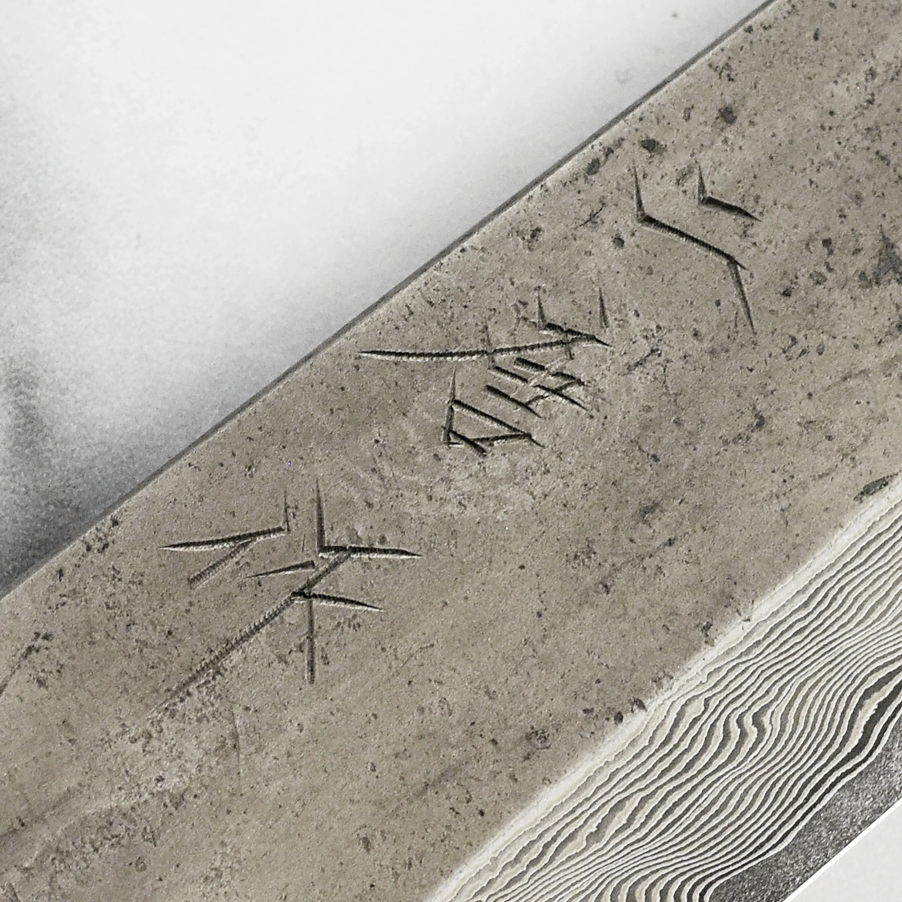 Nigara Ginsan Kurozome Damascus 10.6" Sujihiki - Image 3