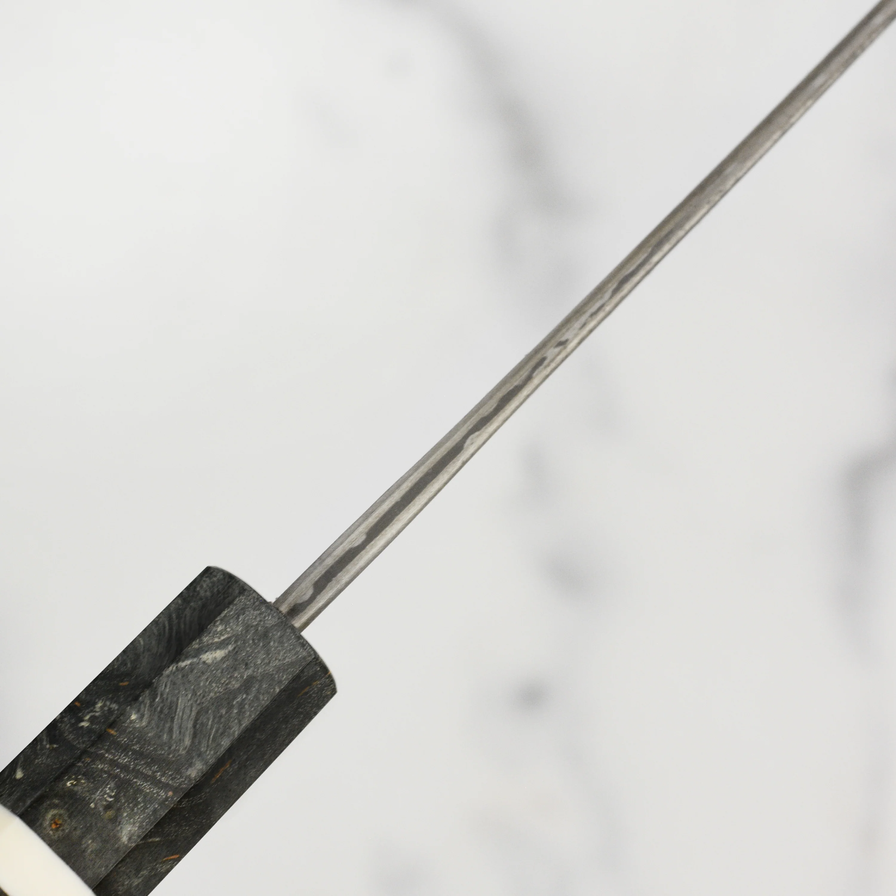 Nigara Ginsan Kurozome Damascus 10.6" Sujihiki - Image 6