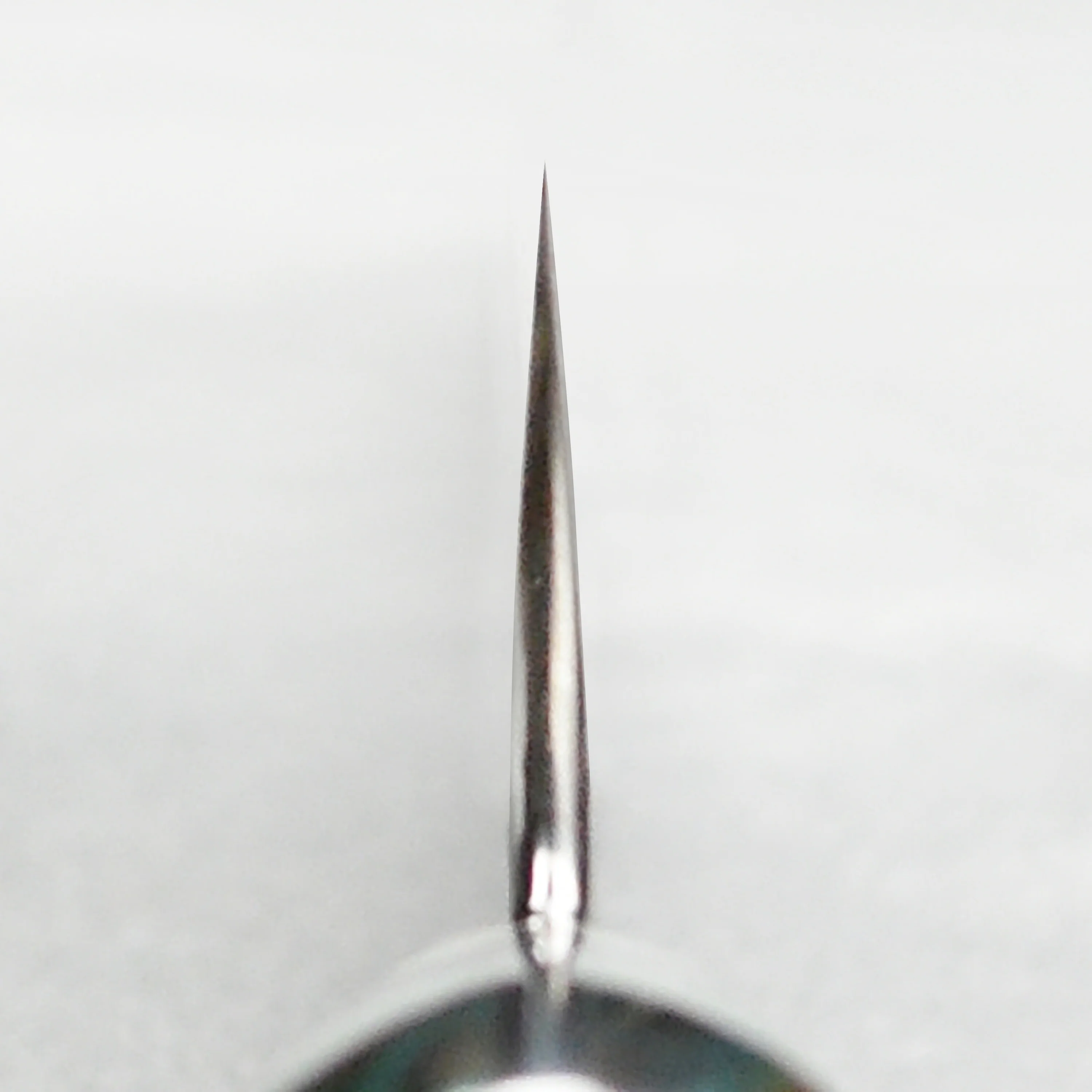 Nigara SG2 Kurouchi Tsuchime 11.8" Sakimaru Sujihiki, Striped Turquoise - Image 9