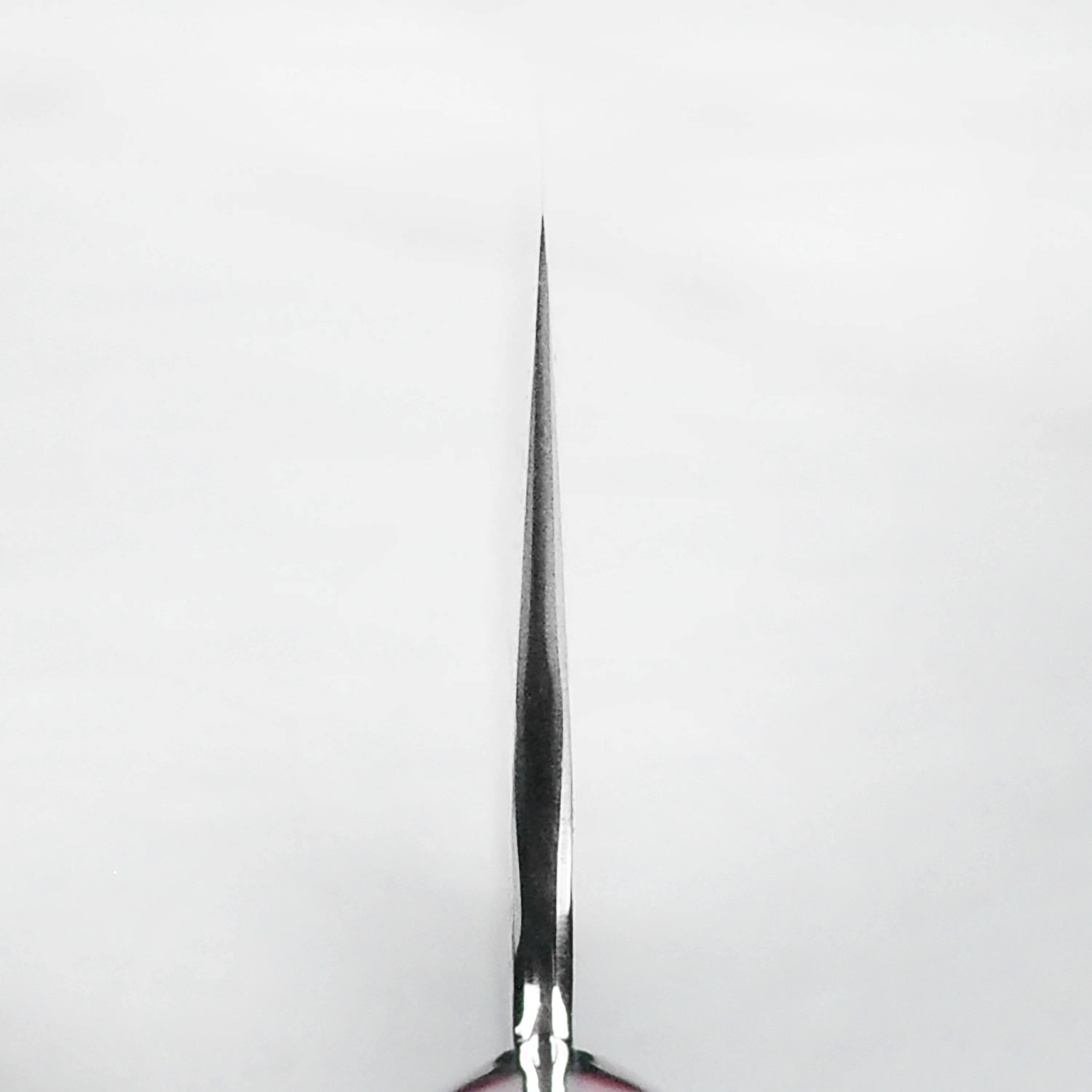 Nigara SG2 Migaki Tsuchime 8.25" Gyuto, Crimson Acrylic - Image 9