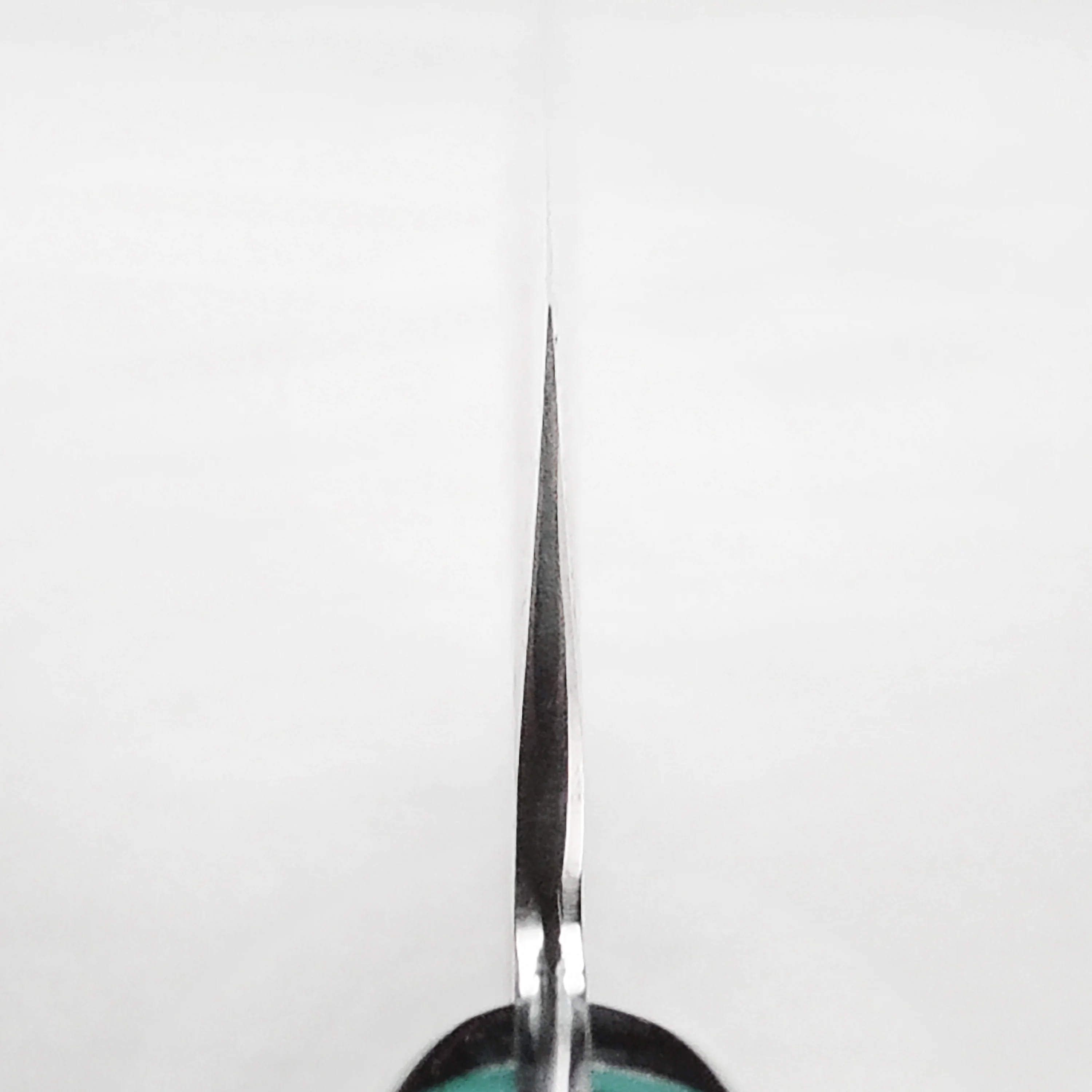 Nigara SG2 Migaki Tsuchime 5.9" Kiritsuke Petty, Striped Turquoise - Image 9