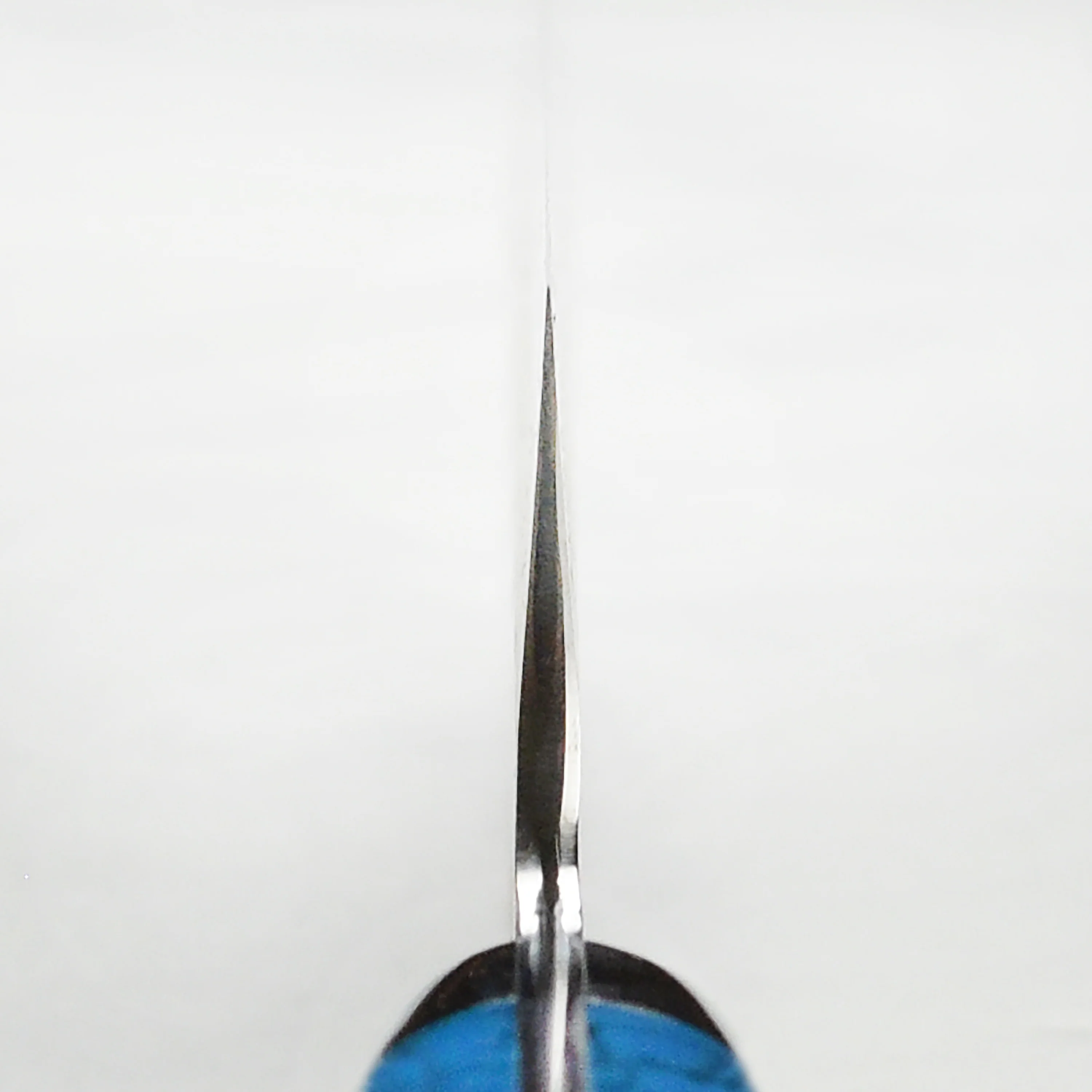 Nigara SG2 Migaki Tsuchime 5.9" Kiritsuke Petty, Blue Turquoise - Image 9