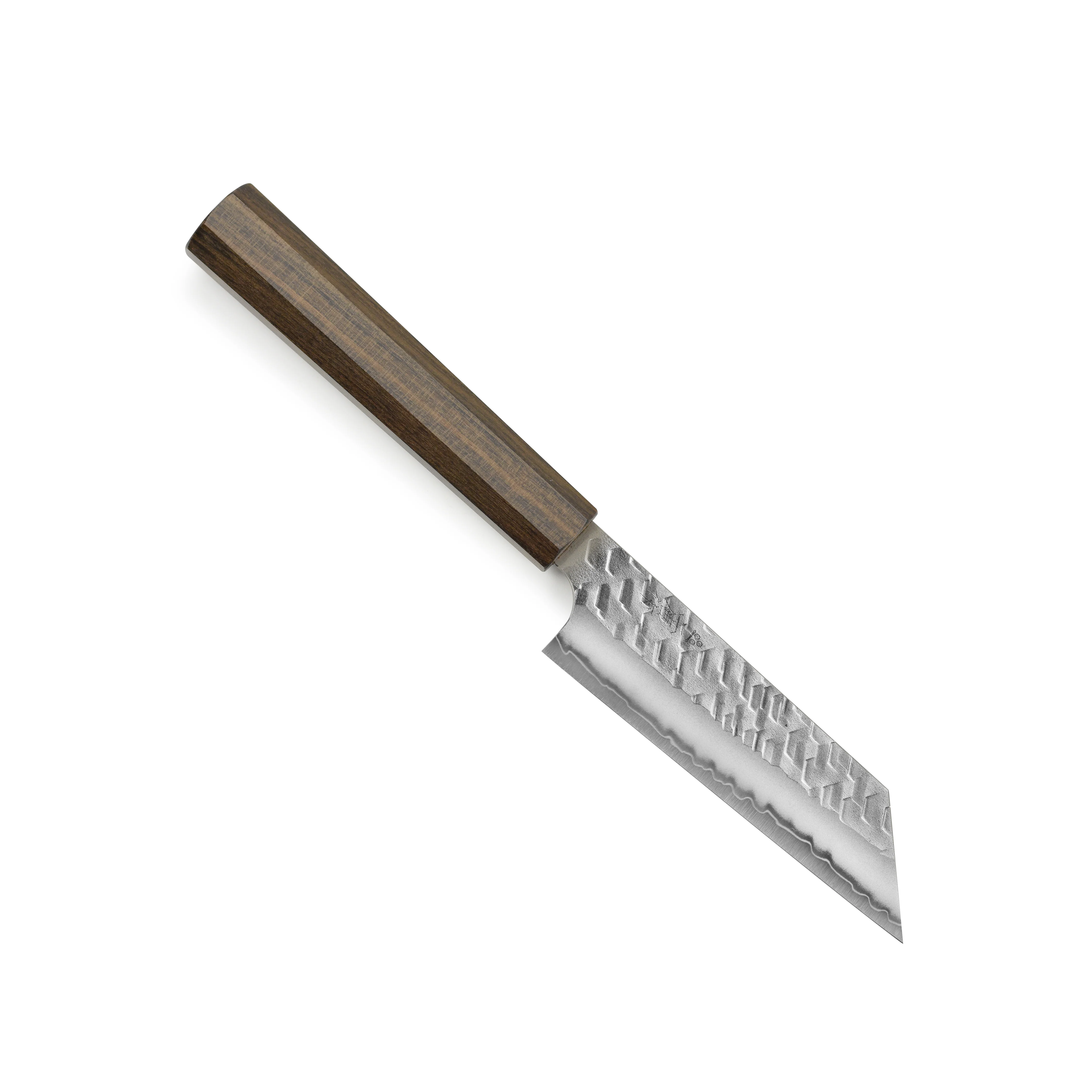 Nigara SG2 Migaki Tsuchime 4.75" Kiritsuke Paring - Image 4