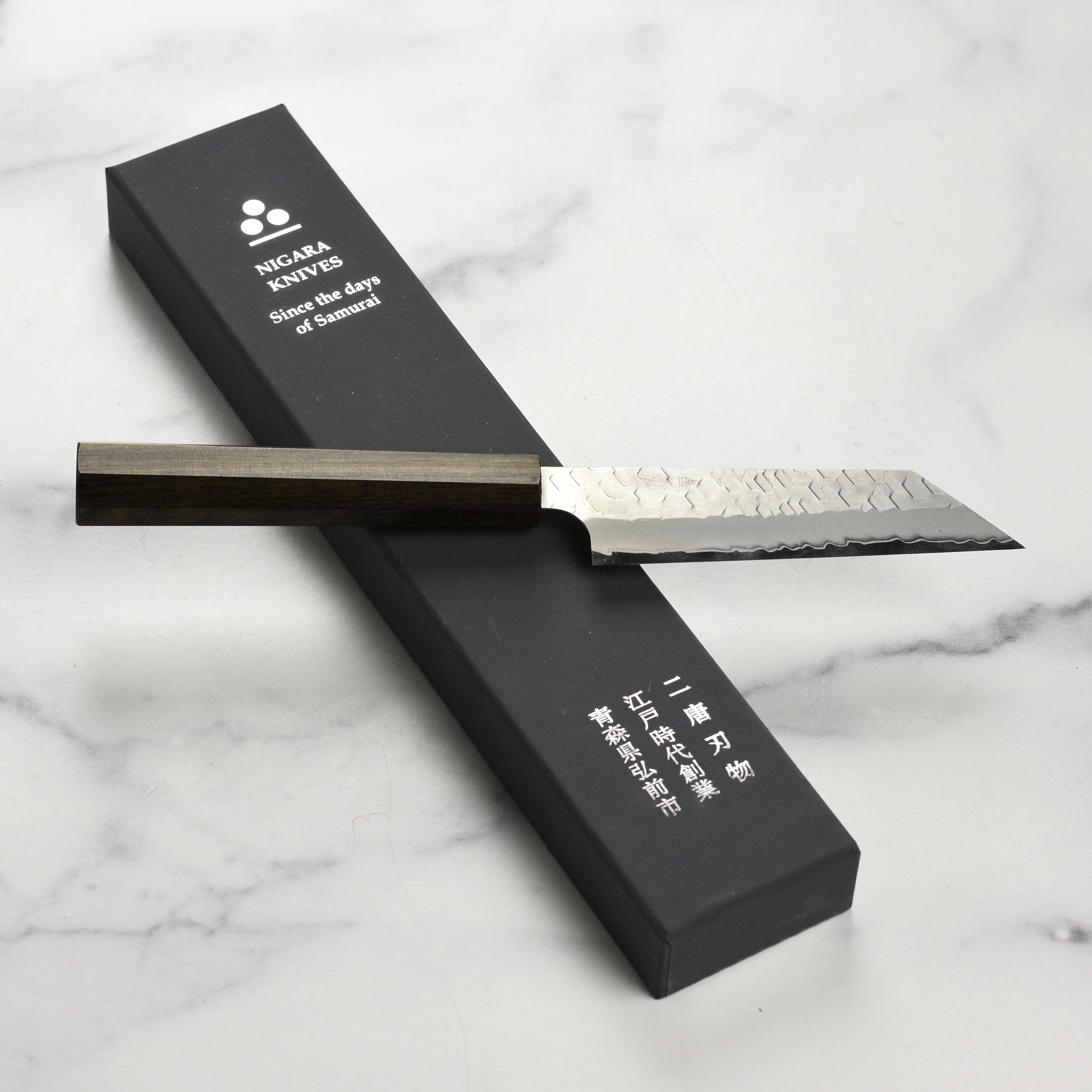 Nigara SG2 Migaki Tsuchime 4.75" Kiritsuke Paring - Image 6