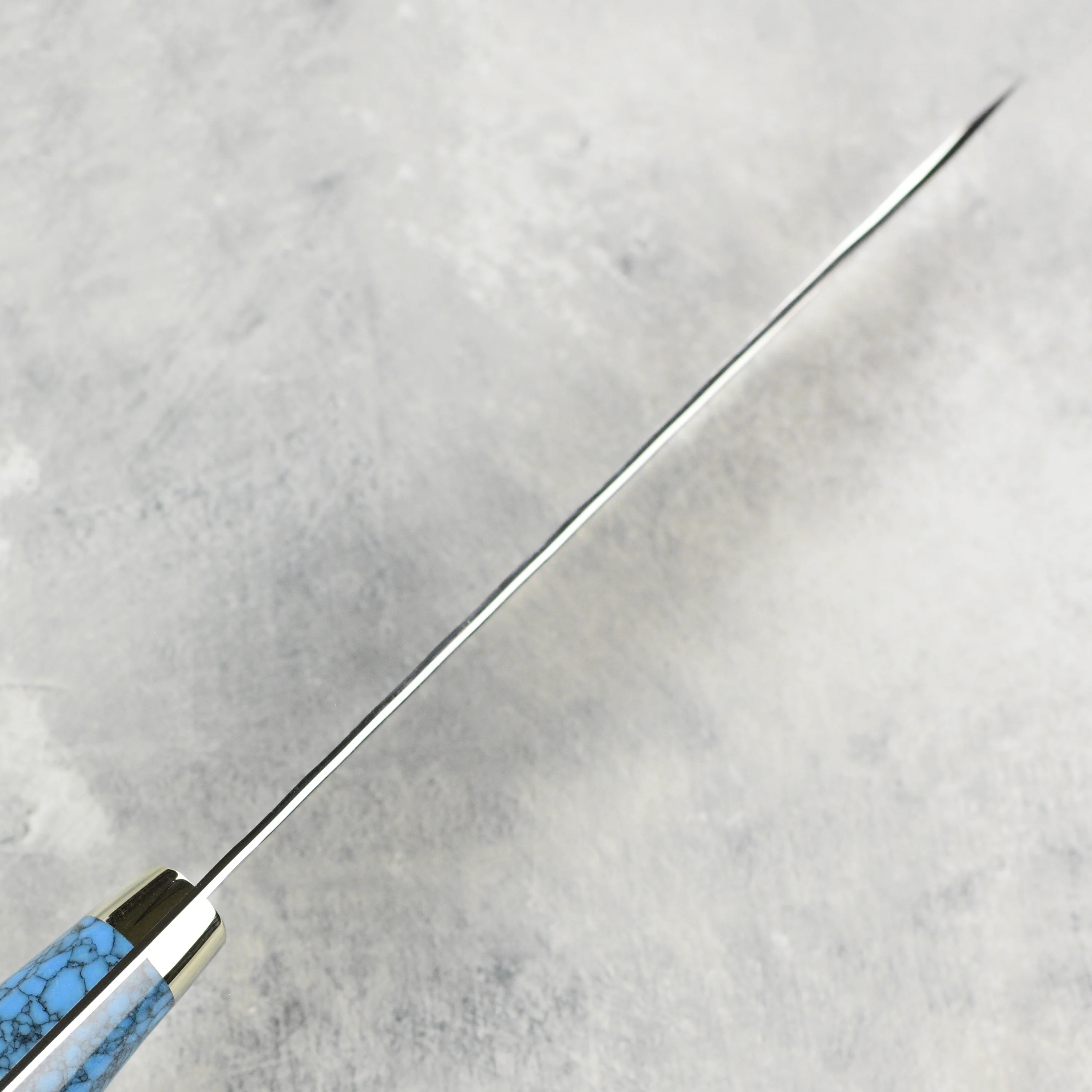 Nigara SG2 Migaki Tsuchime 5.9" Petty, Blue Turquoise - Image 3